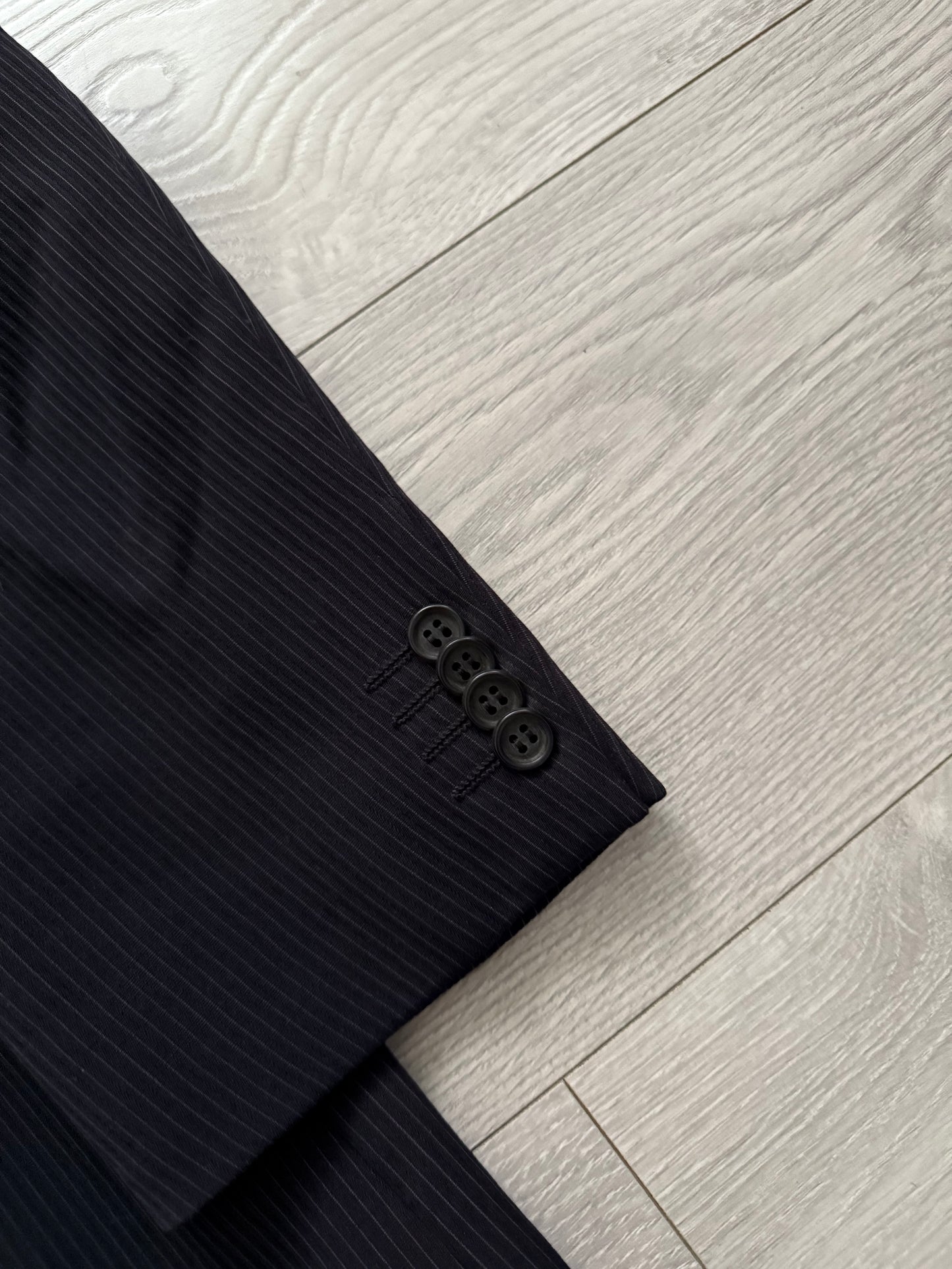 Giorgio Armani 1990s Double-Breasted Wool Suit - Size XL Jacket / 38" Waist