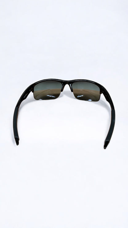 Oakley 2012 Bottle Rocket Sunglasses in Black/Polarized Blue