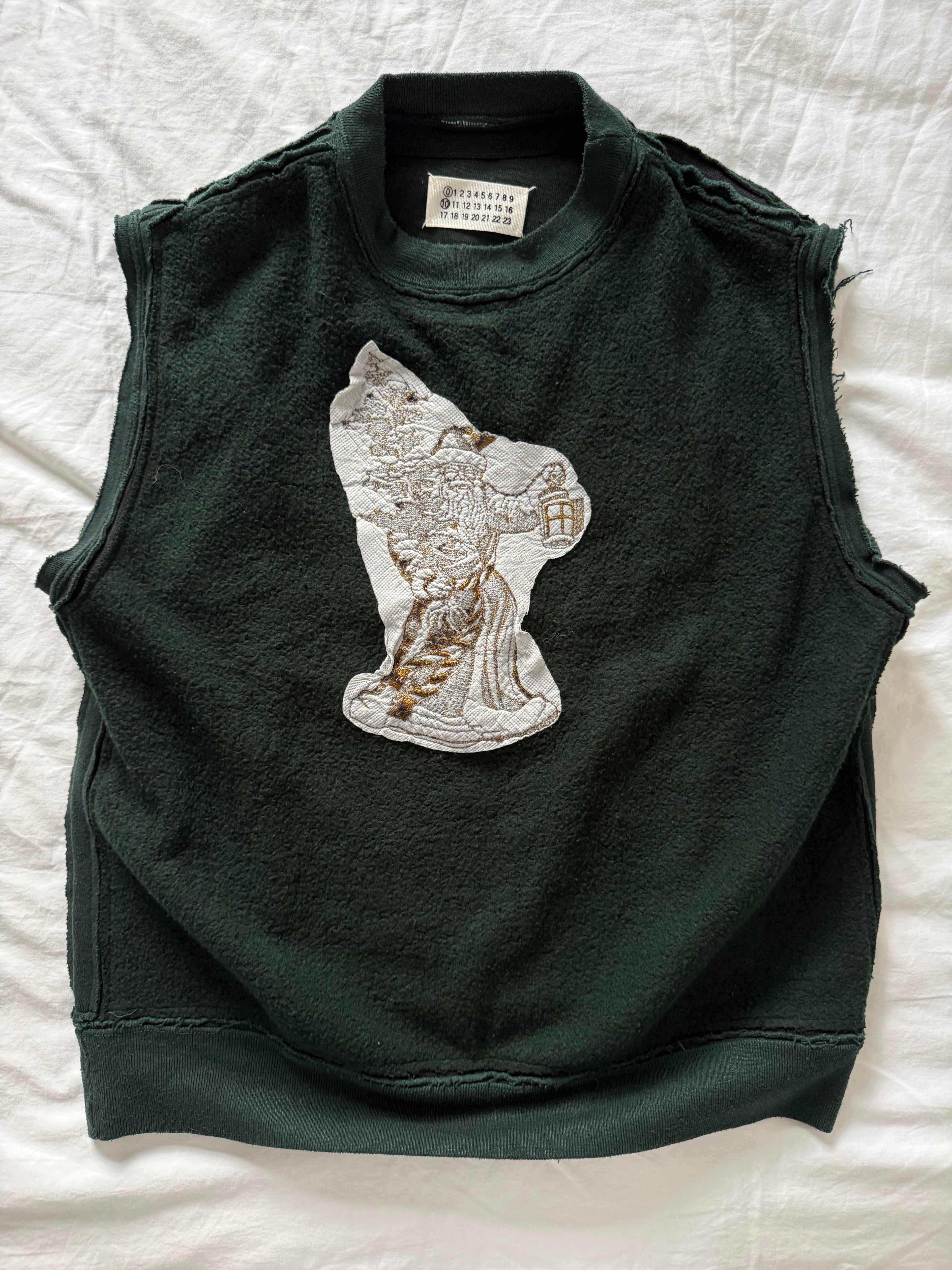 Maison Martin Margiela SS2005 Artisanal Line (0)(10) Reconstructed Patch Vest - Size S