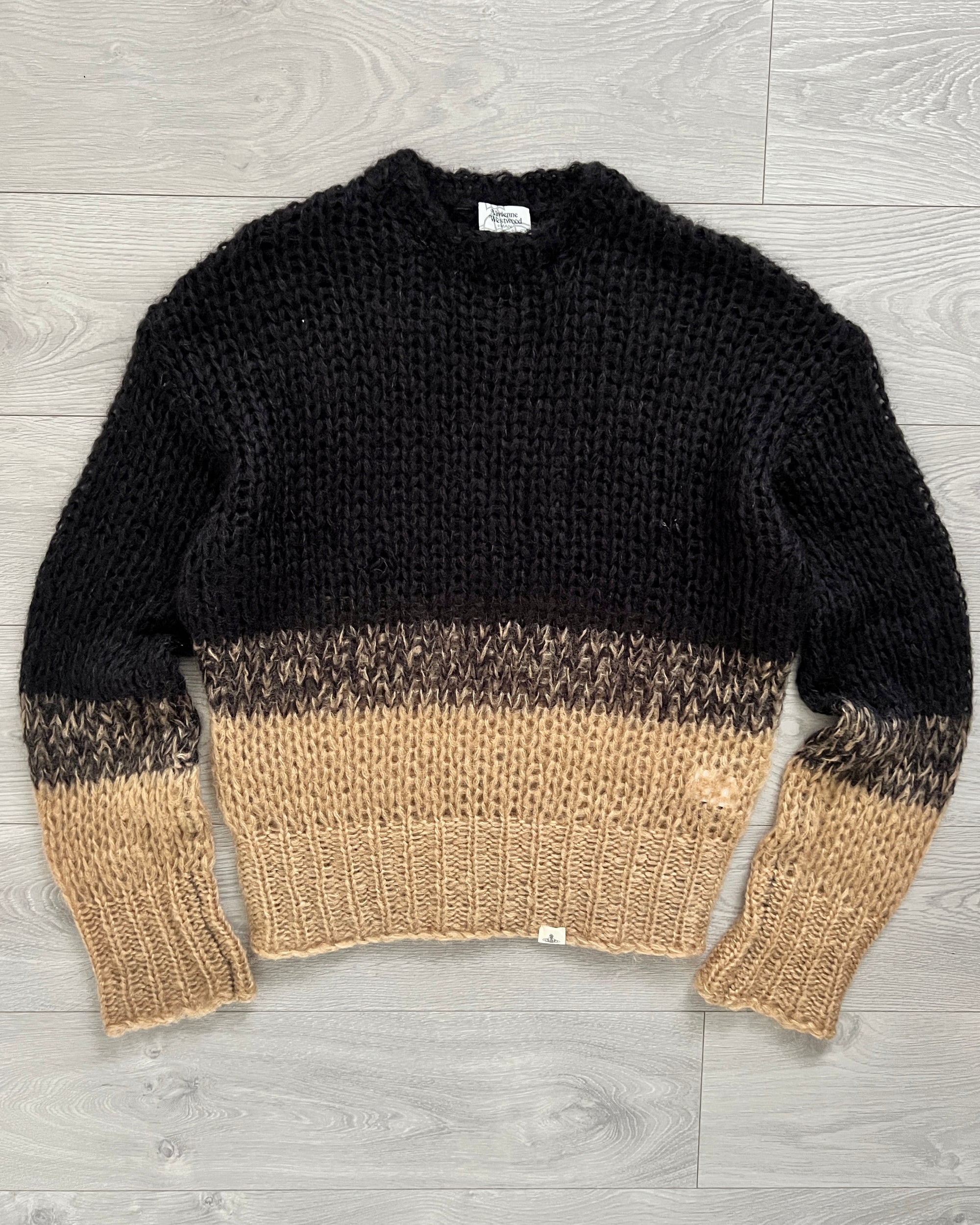 Vivienne Westwood Oversized Gradient Mohair Knit - One Size