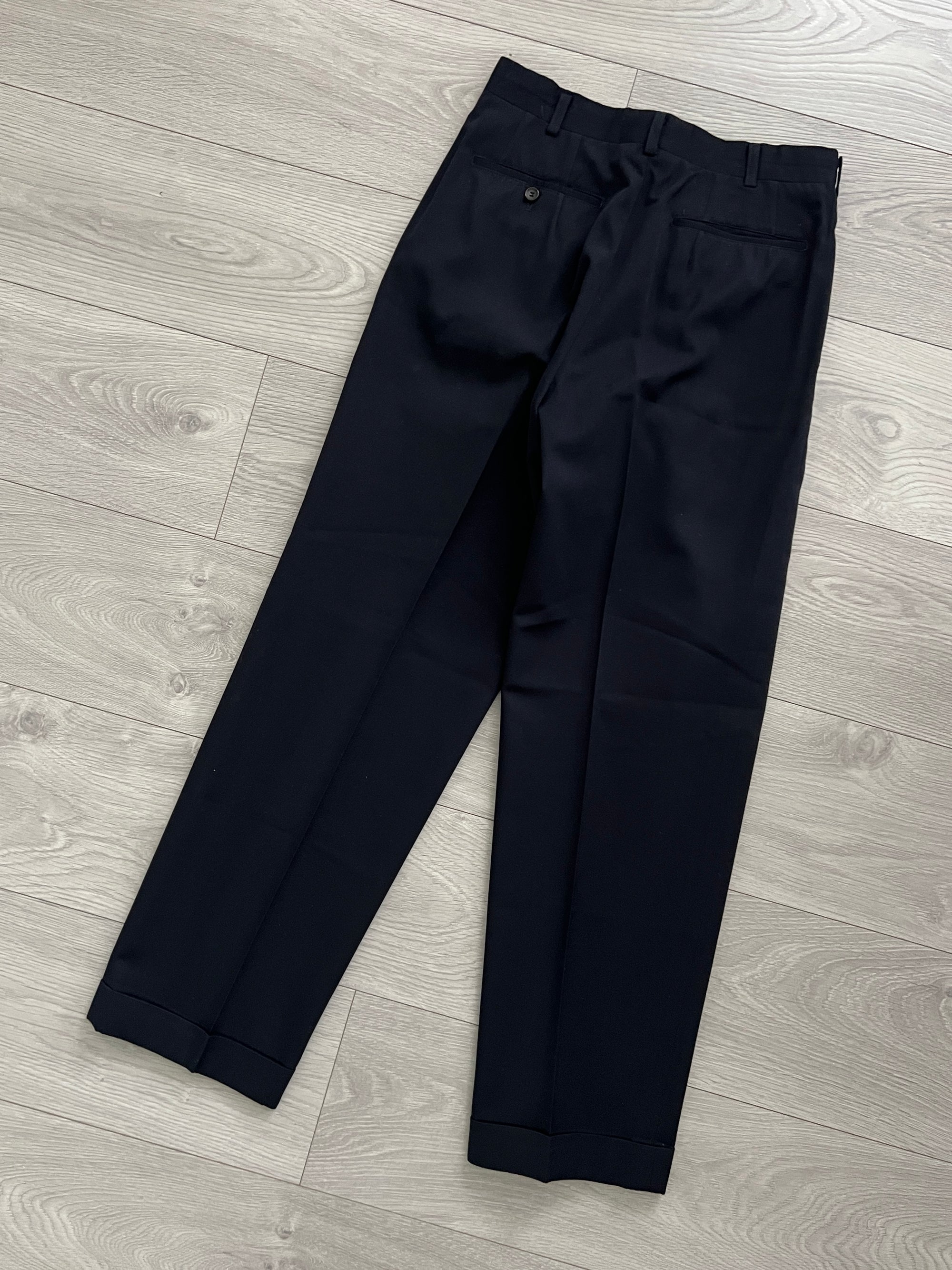Comme Des Garcons Homme Deux 1992 Double-Breasted Pleated Suit - Size S Jacket / 30" Waist