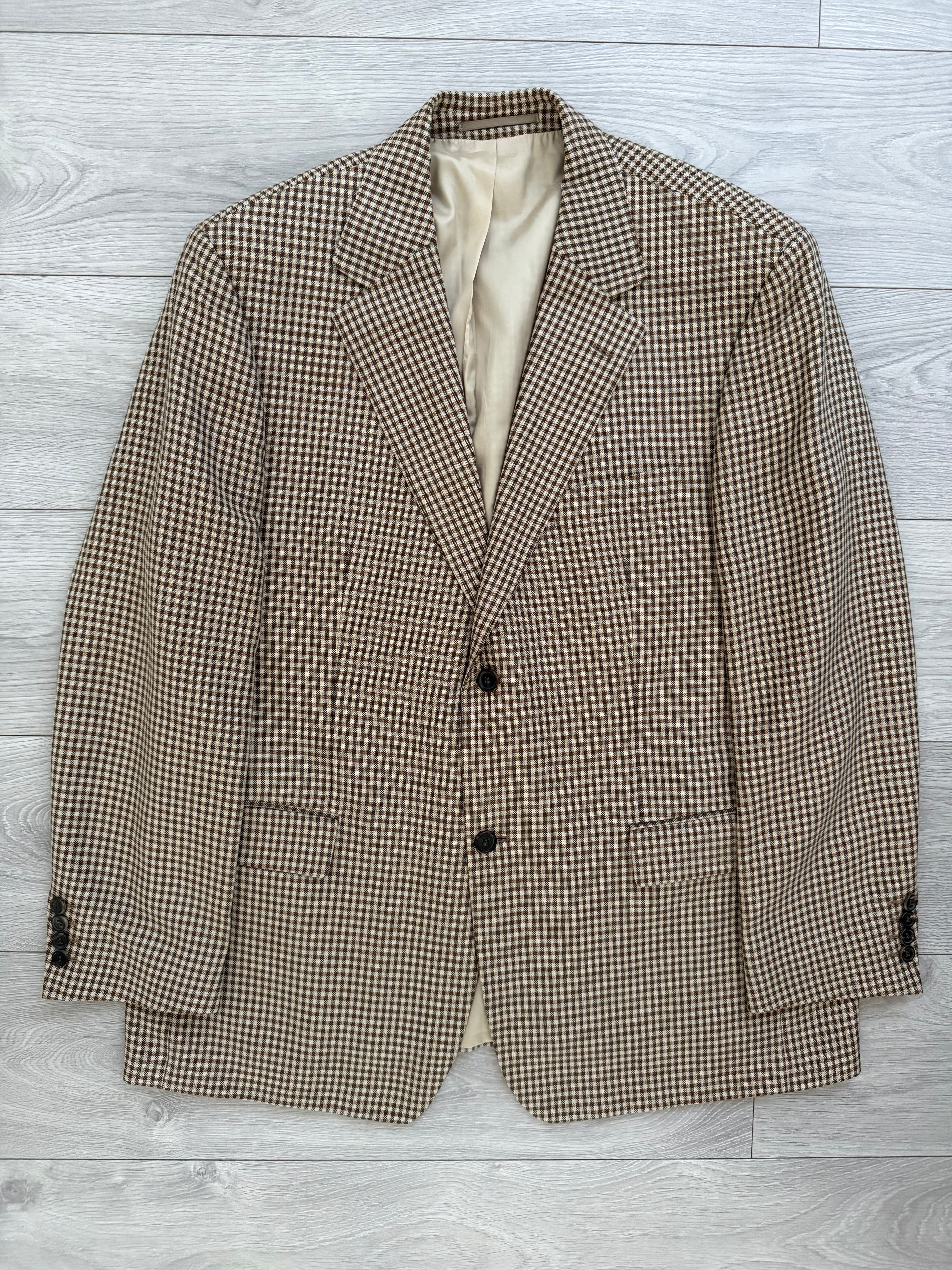 Hugo Boss 1980s 2B Silk Linen Wool Sport Jacket Blazer  - Size XXL