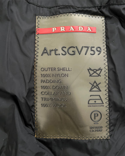 Prada Sport FW2006 Down Filled Bomber Jacket - Size M