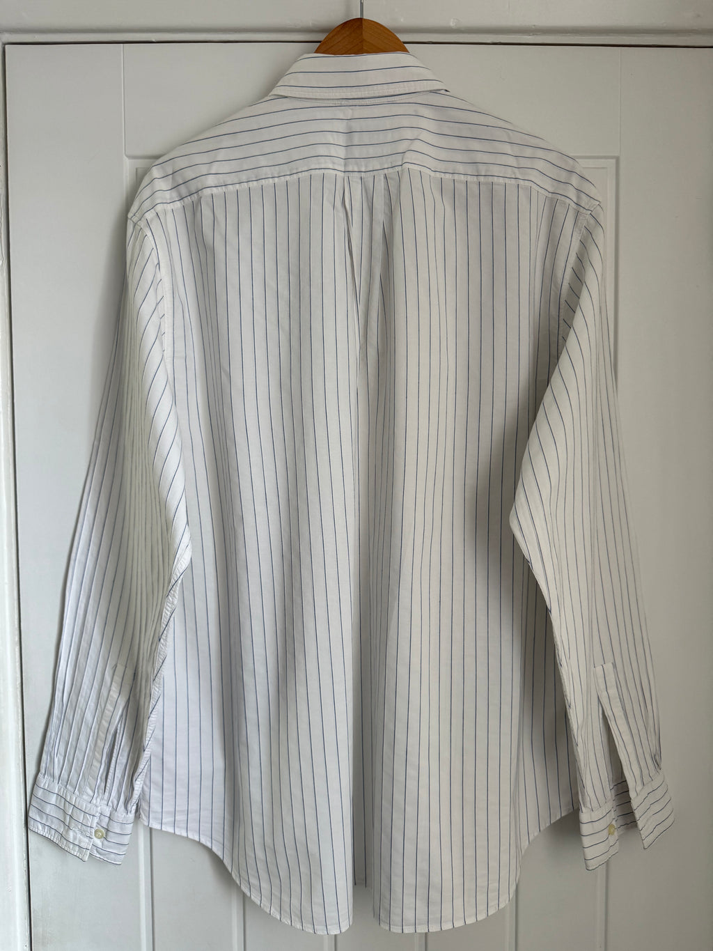 Emporio Armani 1990s Striped Cotton Shirt - Size XL
