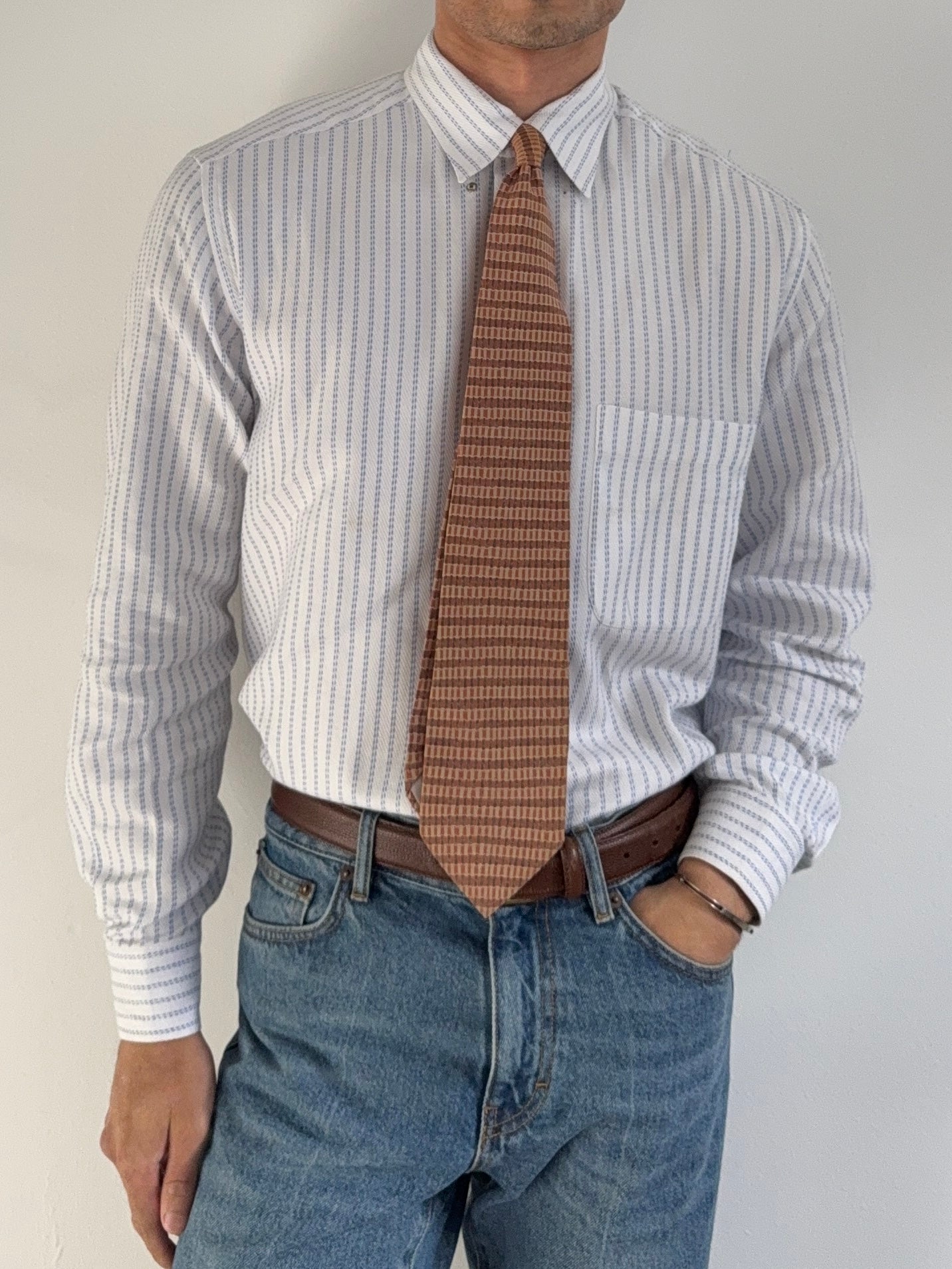 Issey Miyake 1990s Silk Tie