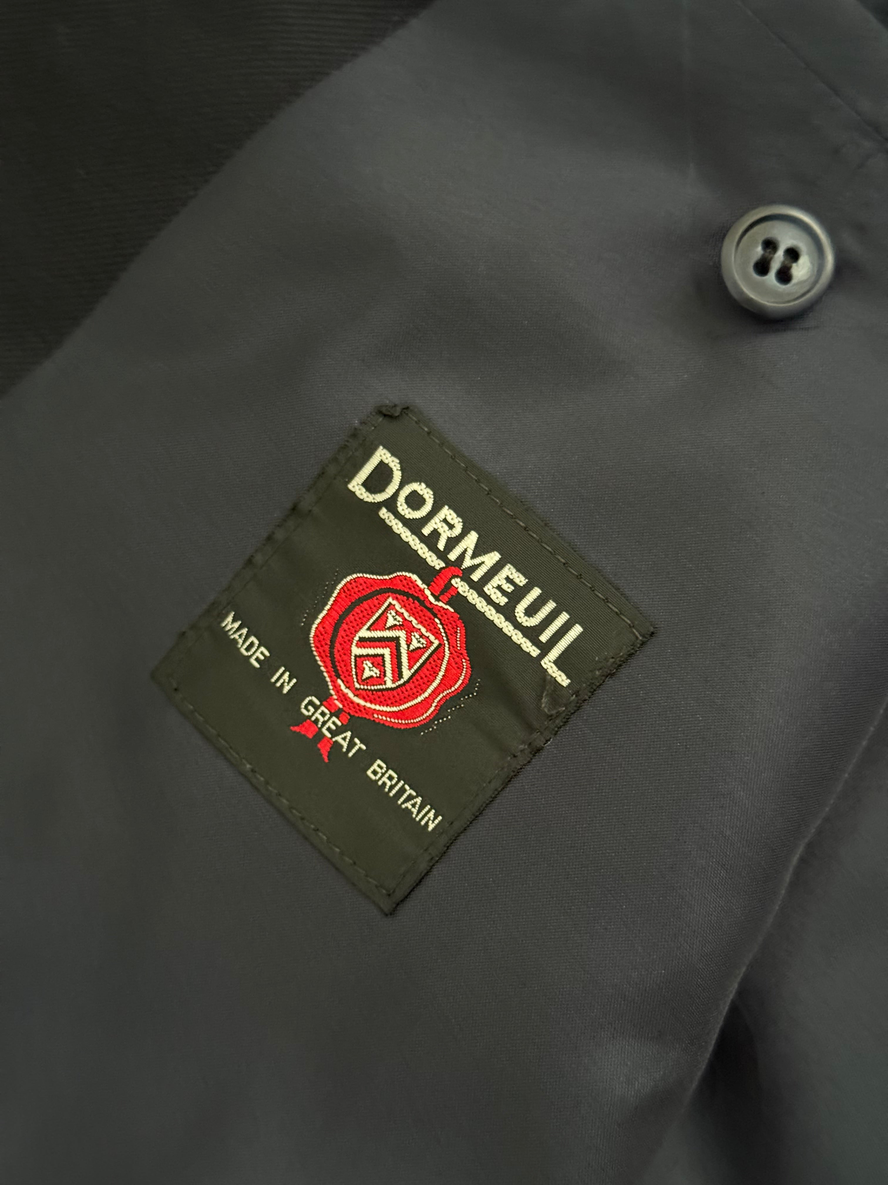 Doremuil Fabric Double Breasted Pleated Wool Suit - Size XL Jacket / 38" Waist