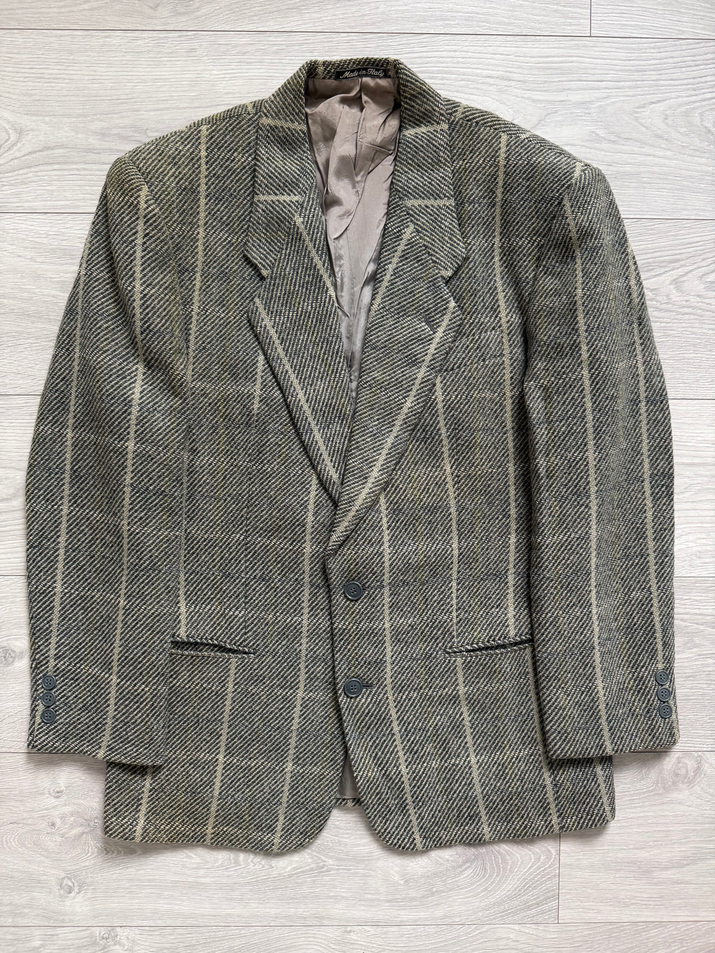 Giorgio Armani Mainline 1980s 2B Wool Sport Jacket Blazer - Size L
