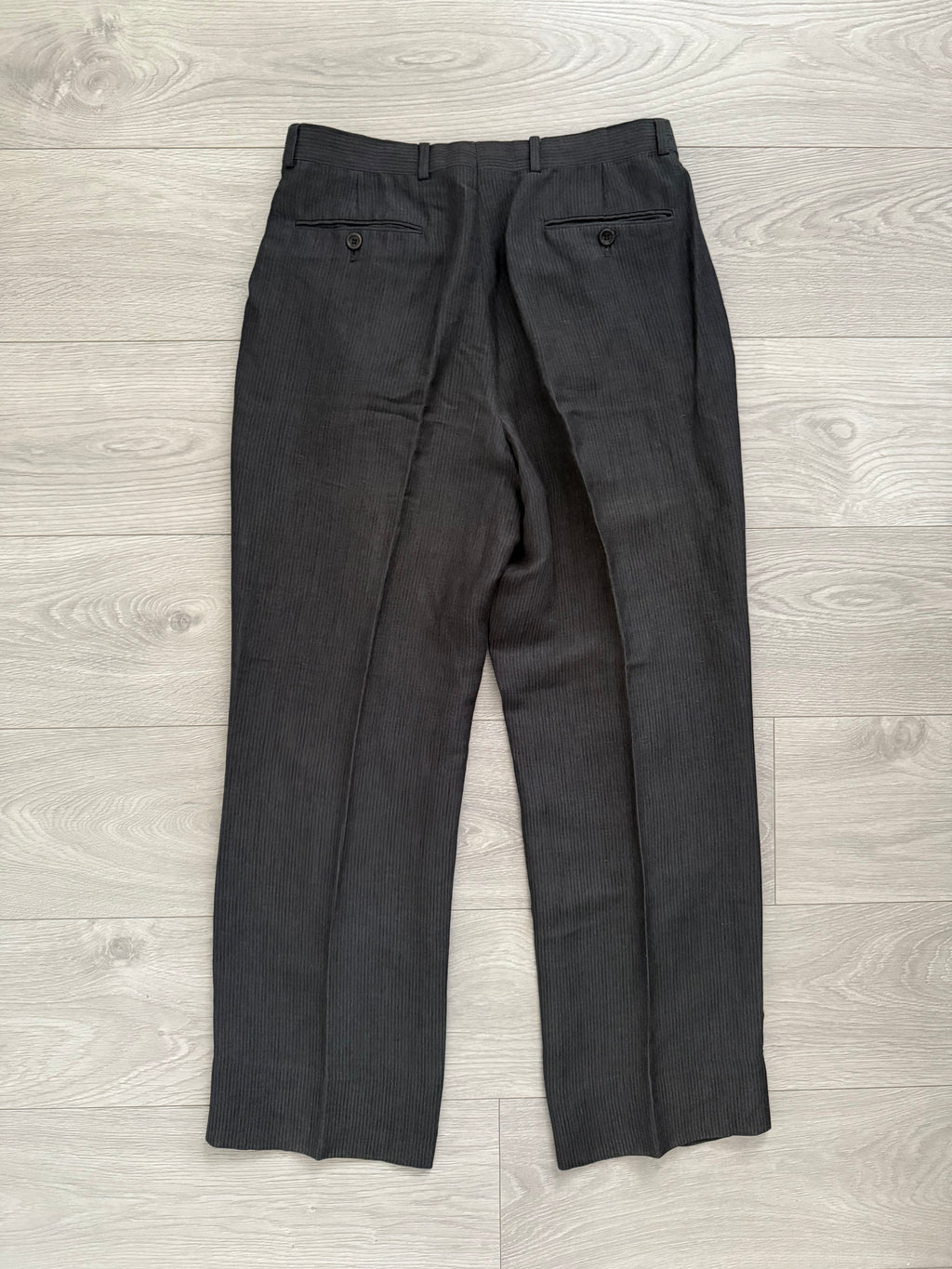 Armani 1990s Pleated Linen Blend Suit - Size S Jacket / 30" Waist