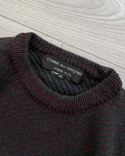 Comme Des Garcons Homme Plus AW1997 Curved Knit - Size S