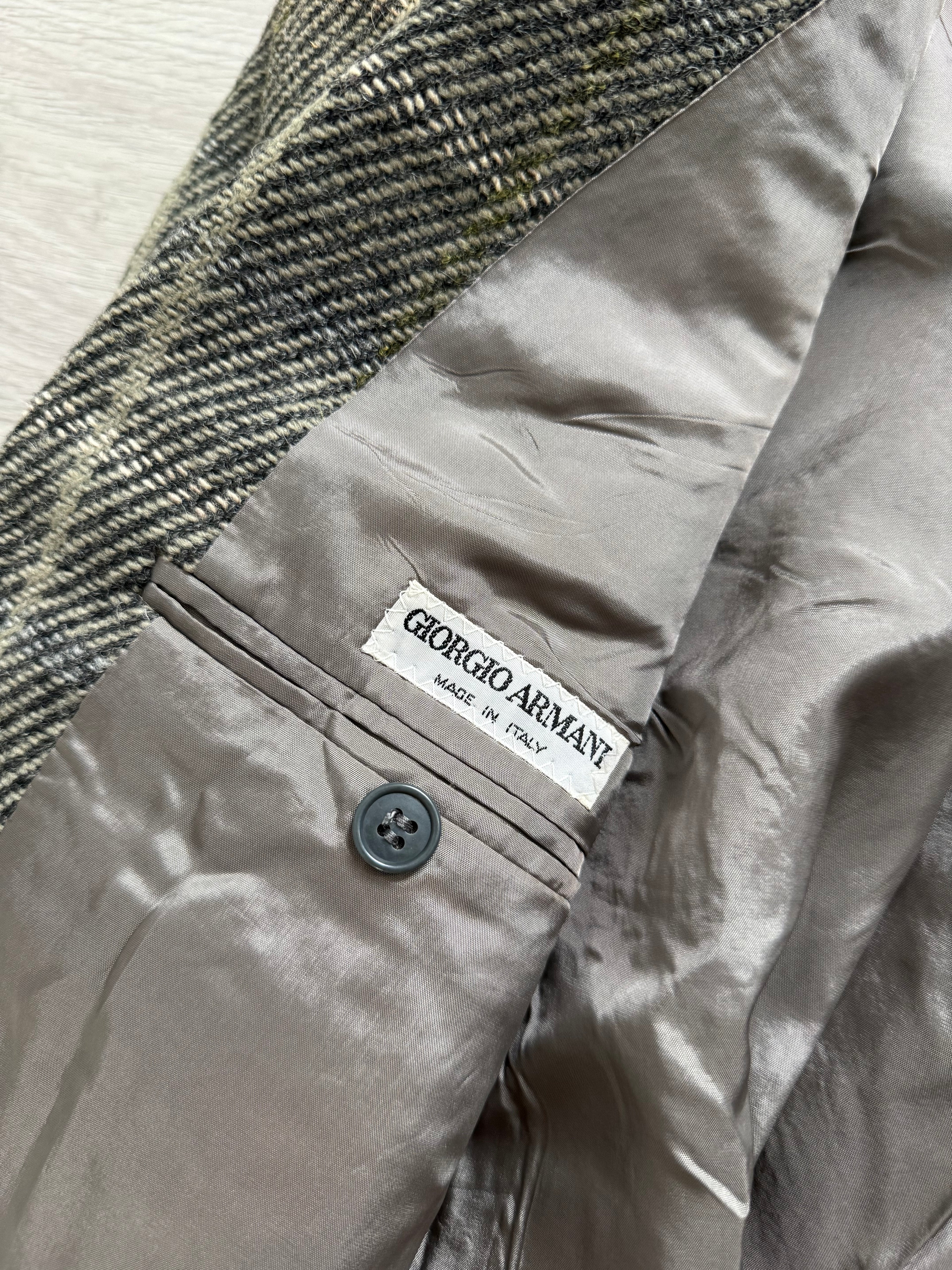 Giorgio Armani Mainline 1980s 2B Wool Sport Jacket Blazer - Size L