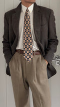 Giorgio Armani 1990s Vestimenta 2B Textured Wool Sport Jacket Blazer  - Size M