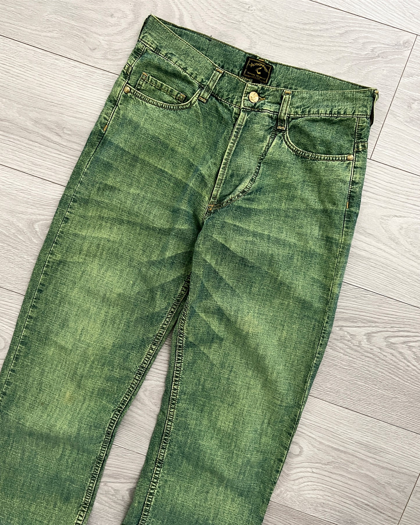 Vivienne Westwood 1999 Acid Wash Denim Produced by GTR Group - Size 29