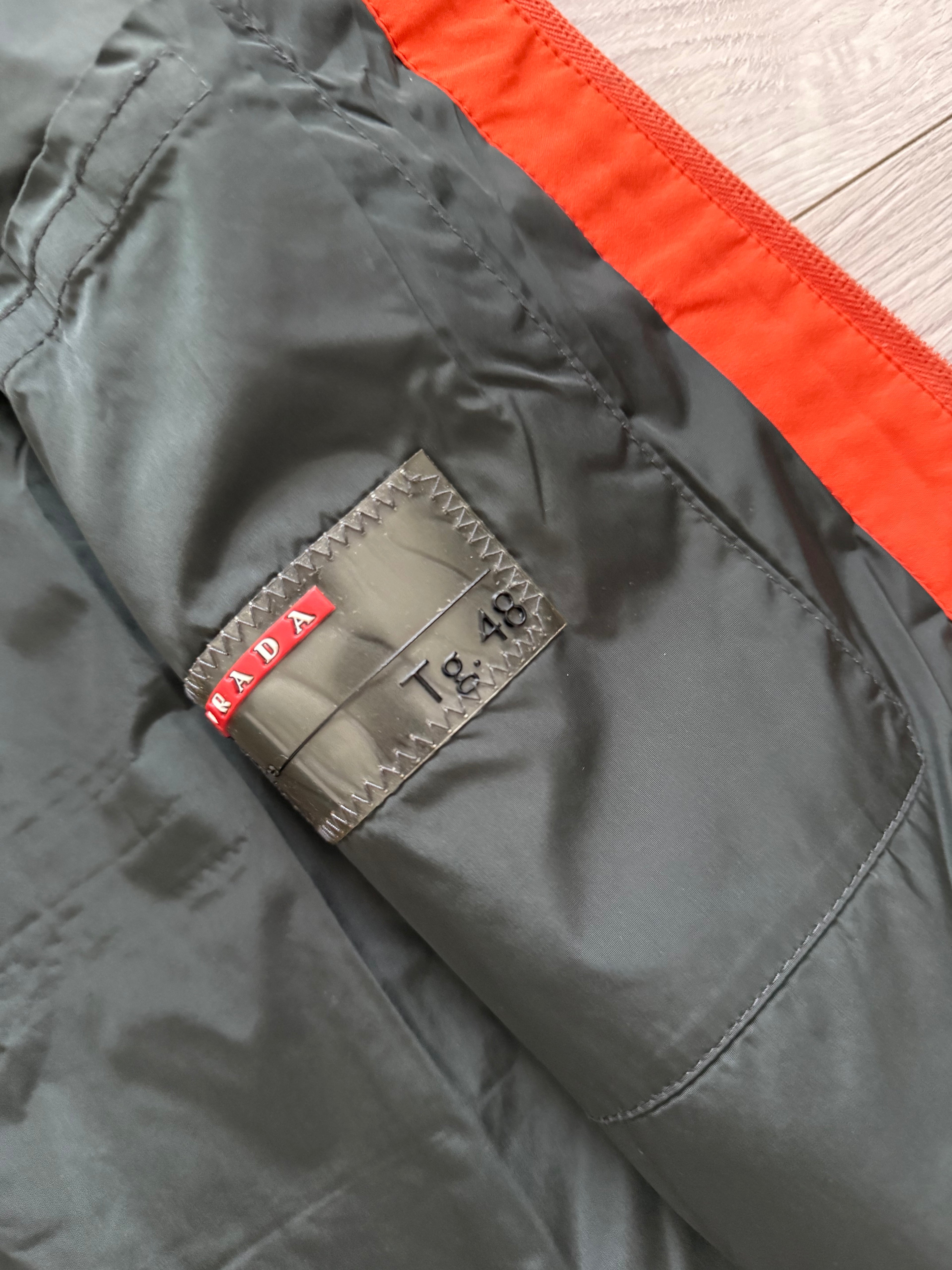 Prada Sport 2003 Orange Gore-Tex Technical Vest - SIze M