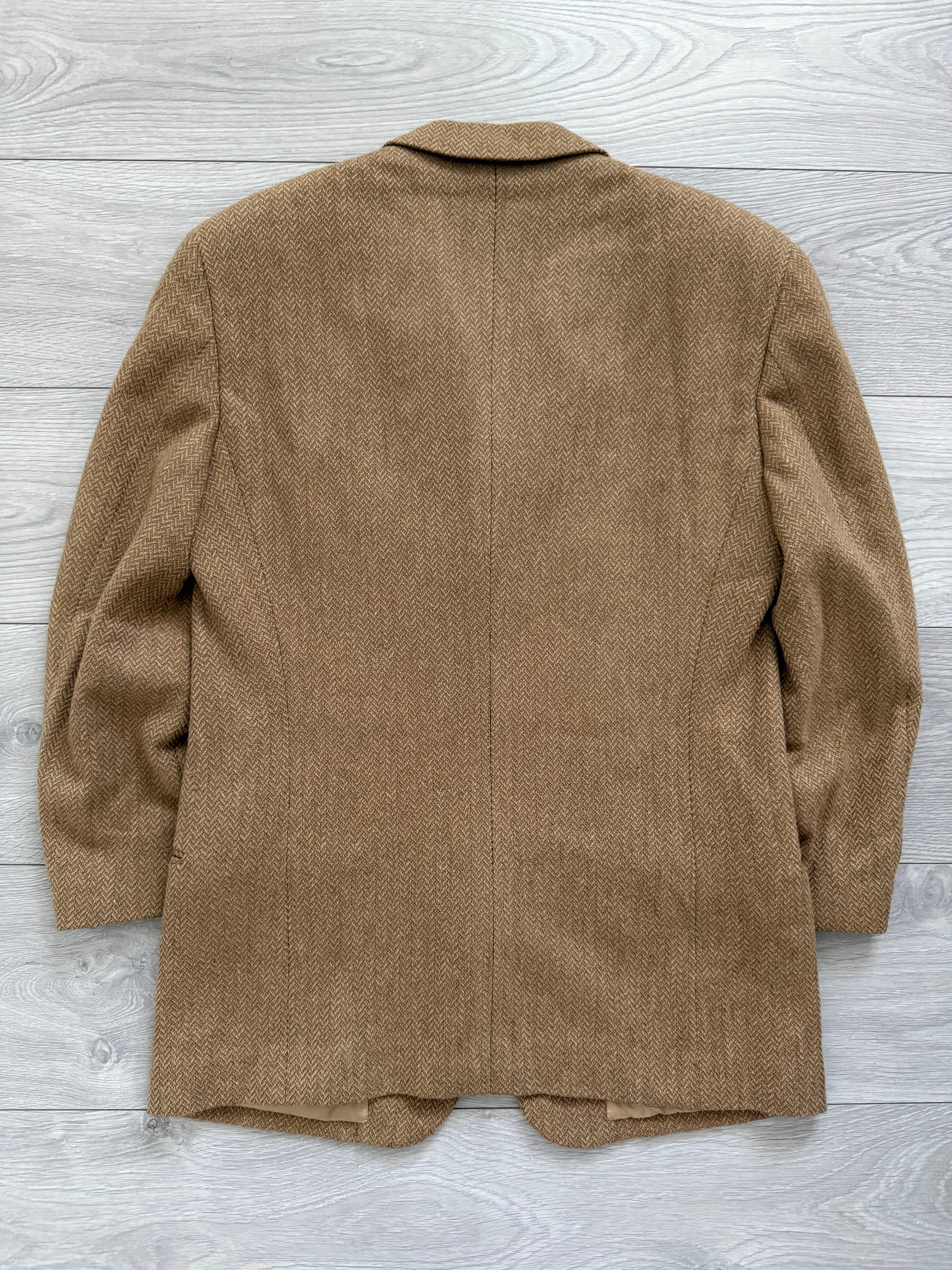 Giorgio Armani 1980s Wool Cashmere 3B Sports Jacket Blazer - Size M