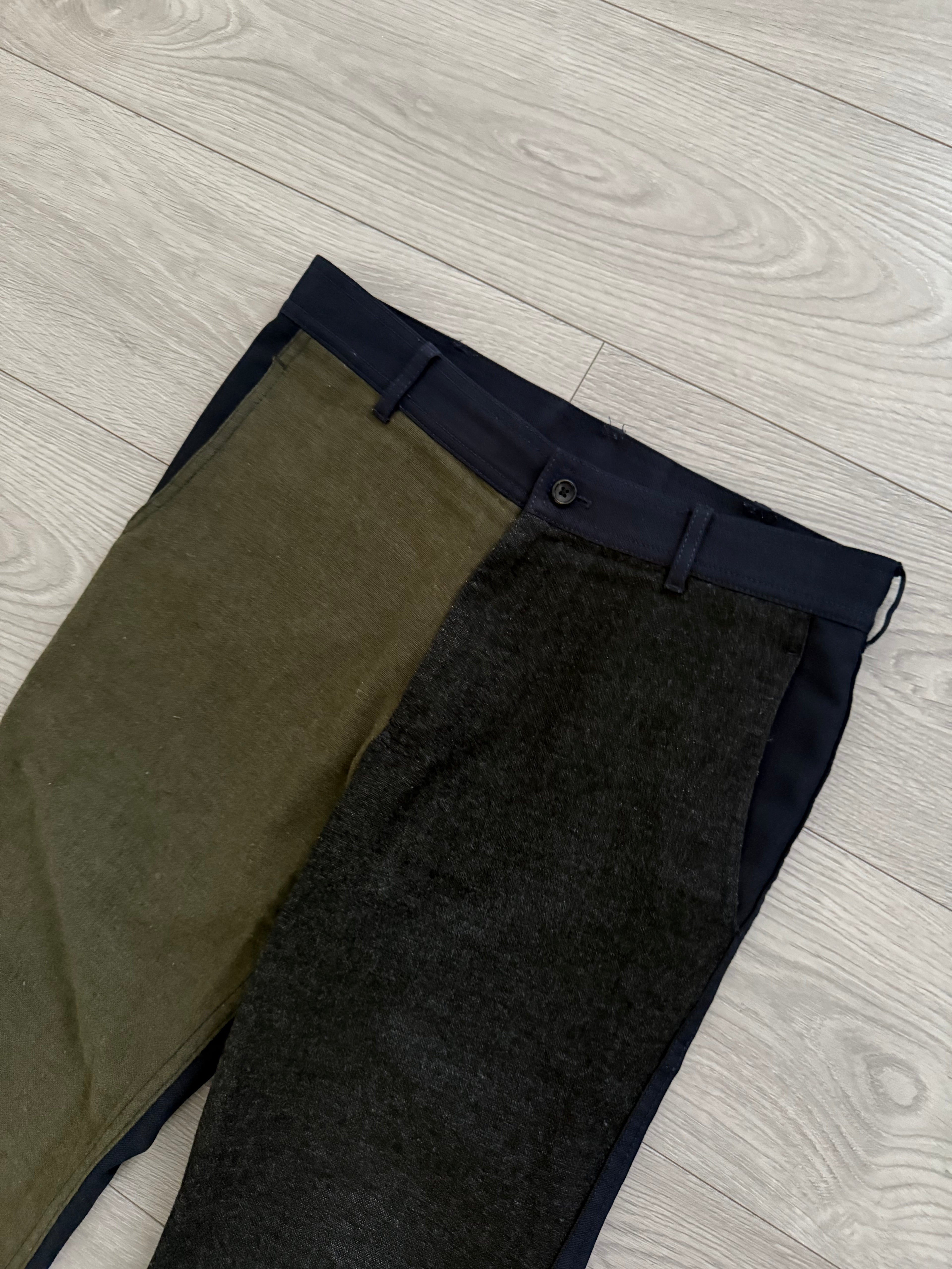 Comme Des Garcons SHIRT 00s Panelled Trousers - Size 30