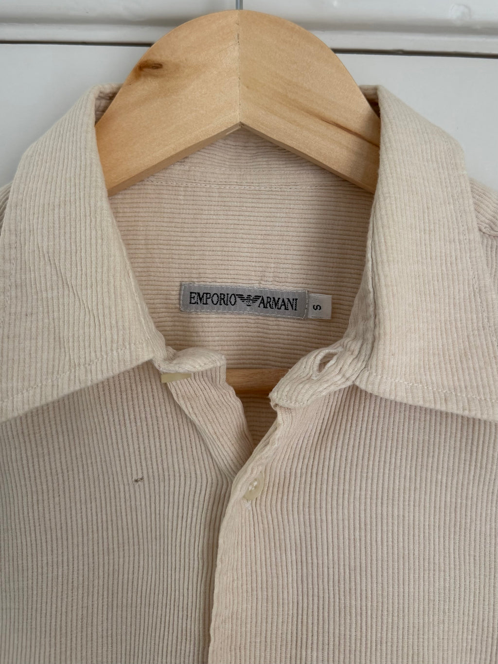 Emporio Armani 1990s Corduroy Shirt - Size S