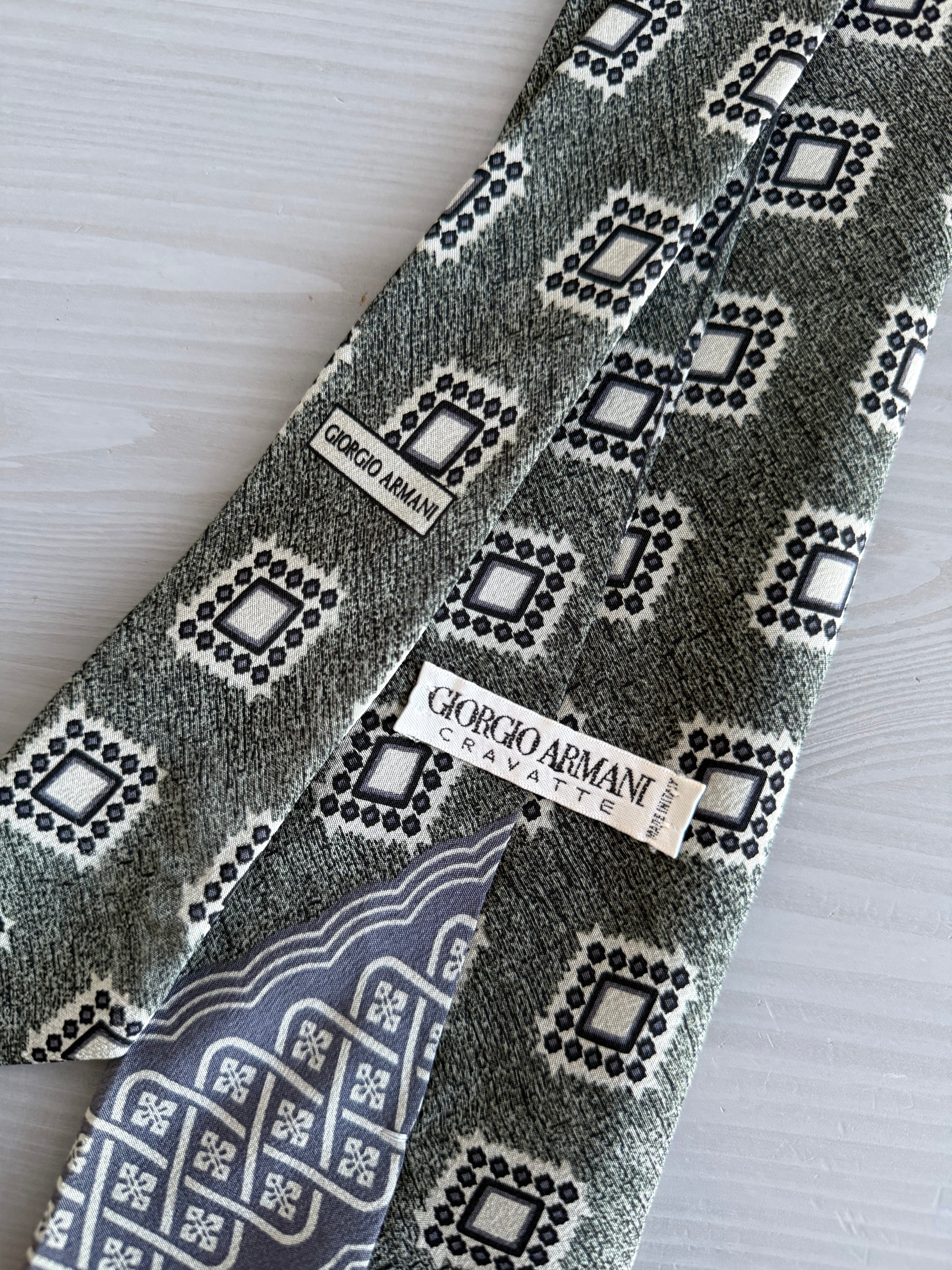 Giorgio Armani 1990s Silk Tie