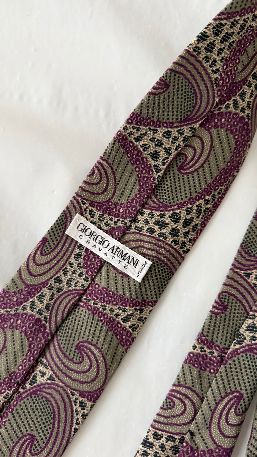 Giorgio Armani 1990s Silk Tie