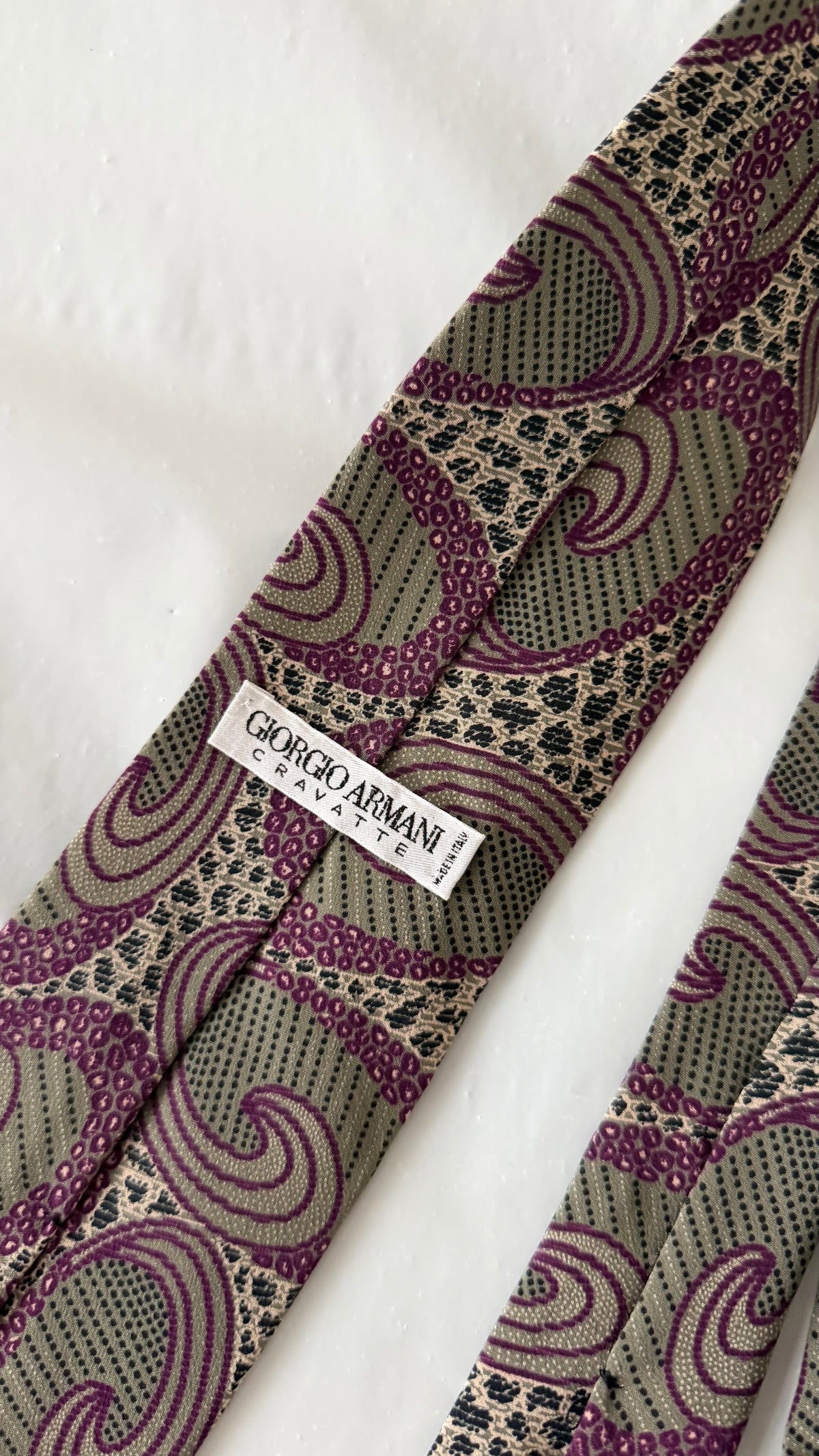 Giorgio Armani 1990s Silk Tie