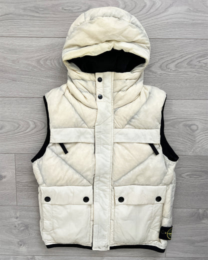 Stone Island AW2009 Opaque Nylon Tela Puffer Vest - Size S