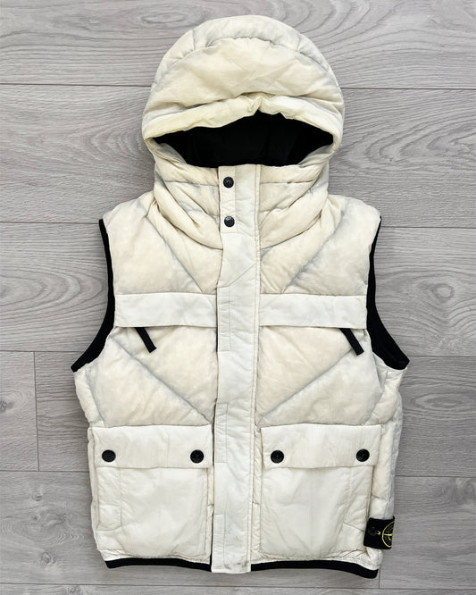 Stone Island AW2009 Opaque Nylon Tela Puffer Vest - Size S