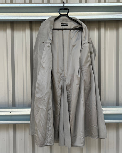 Issey Miyake FW2003 Pleated Wool Trench Coat - Size M