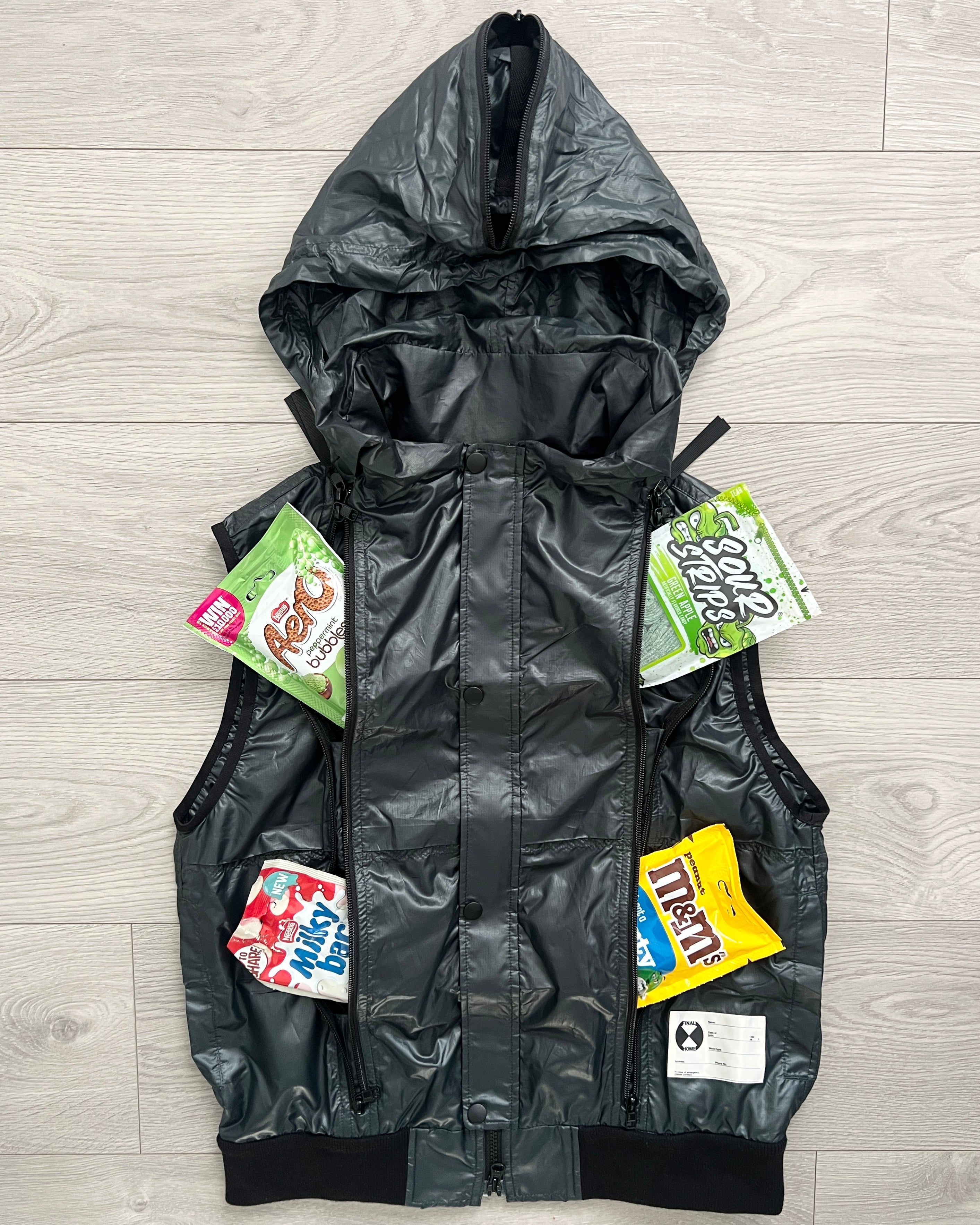 Final Home 1990s Mulit-Pocket Nylon Survival Vest - Size S