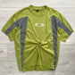 Oakley 00s Tech Panelled Green T-Shirt - Size L