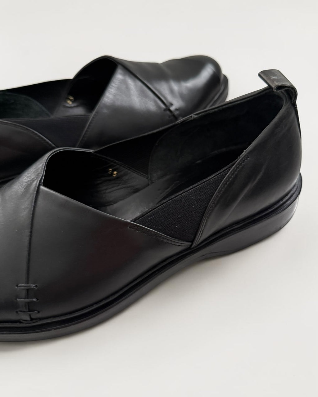 Issey Miyake Vintage Slip-On Leather Derby Shoes - Size US7