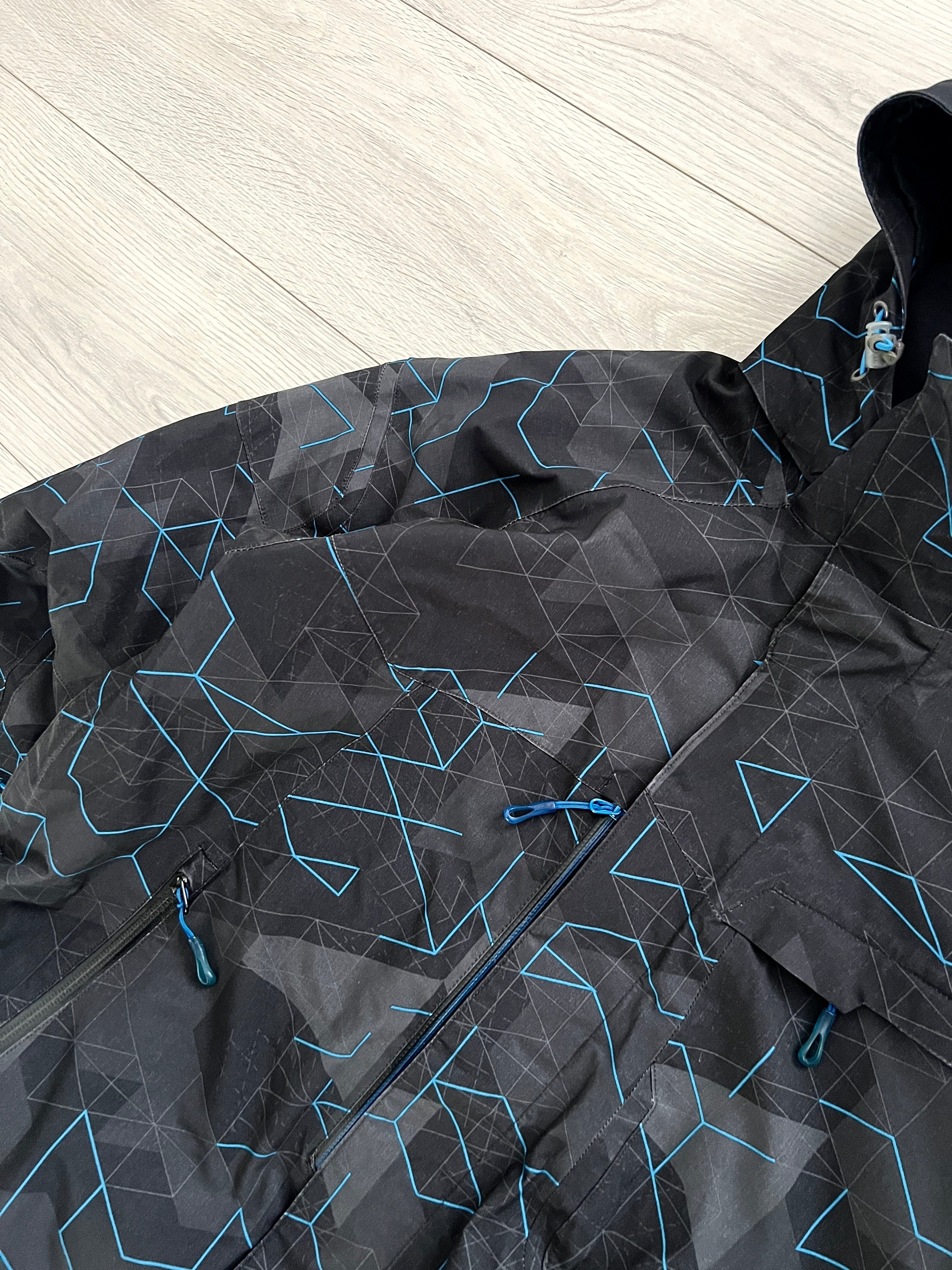 Salomon 2005 Clima-Pro Storm Waterproof Insulated Tech 3D Print Jacket - Size L