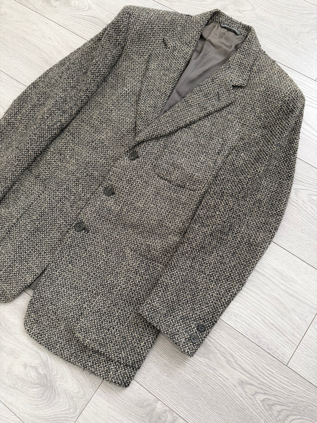 Canali 1980s 3B Textured Soft Wool Sport Jacket Blazer - Size M