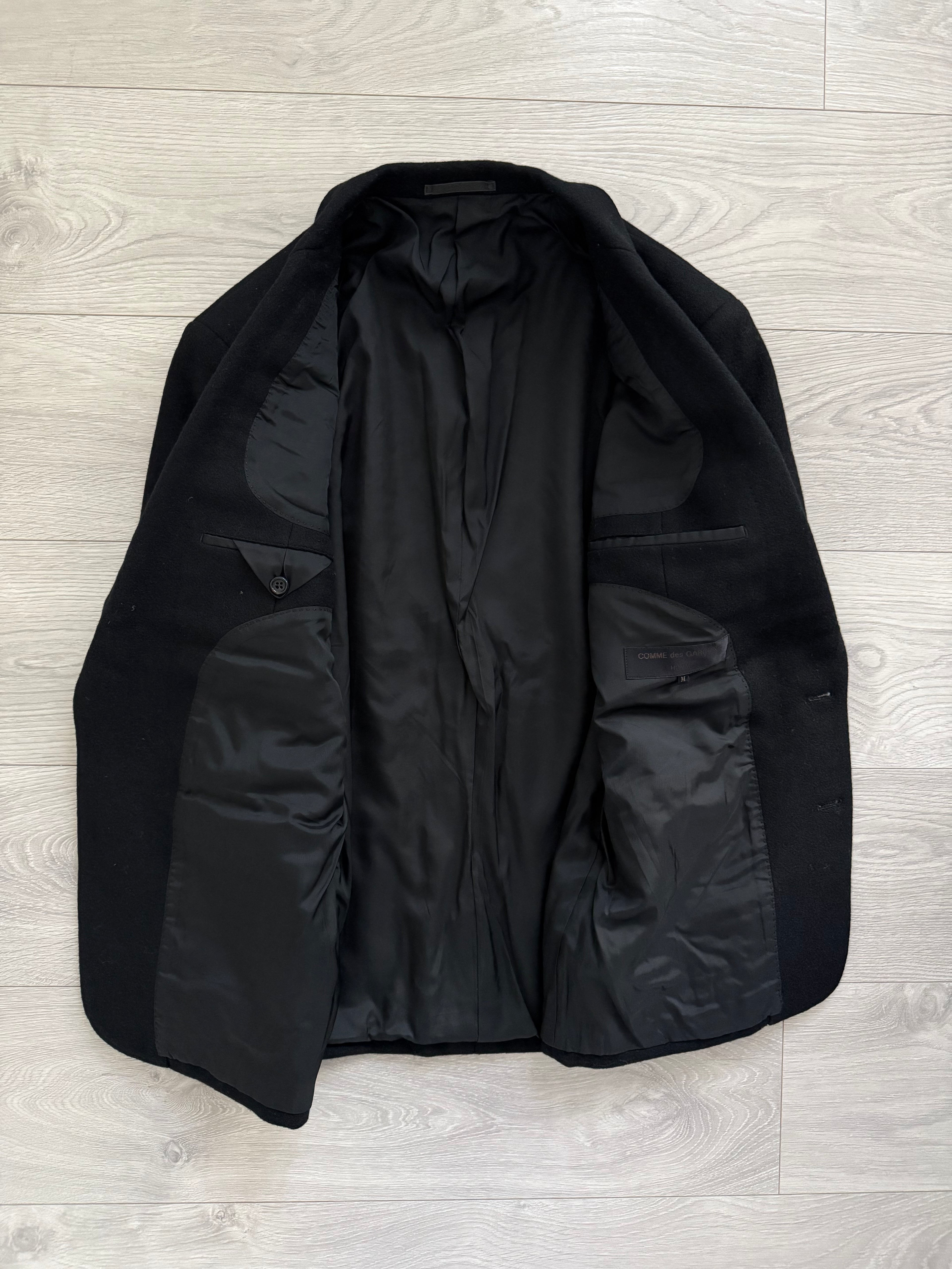 Comme Des Garcons Homme 1980s Triple Pleat Melton Wool Suit - M Jacket / 32" Waist