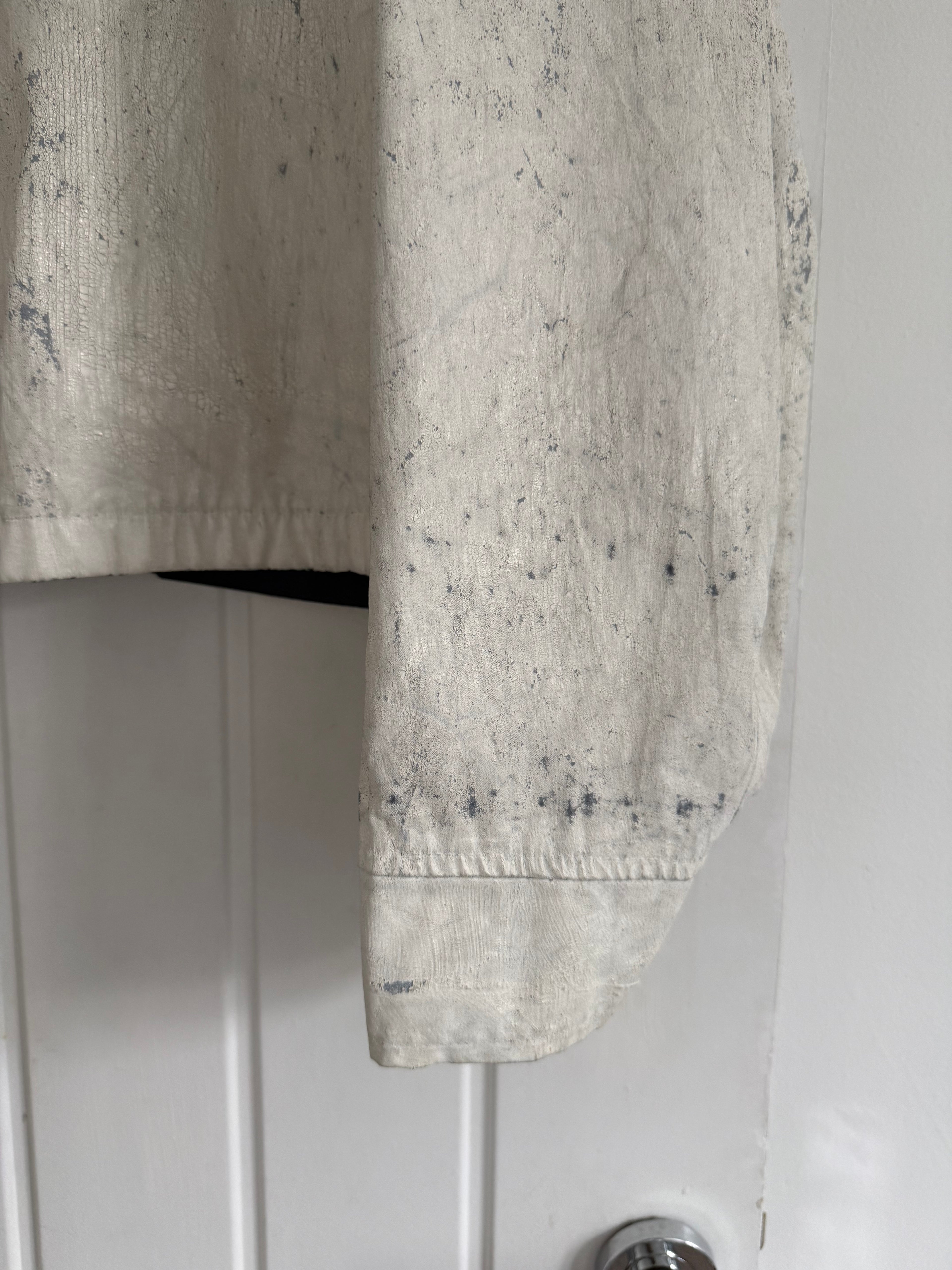 Maison Martin Margiela SS2004 Artisanal Line (0)(10) Painted Military Jacket - Size L