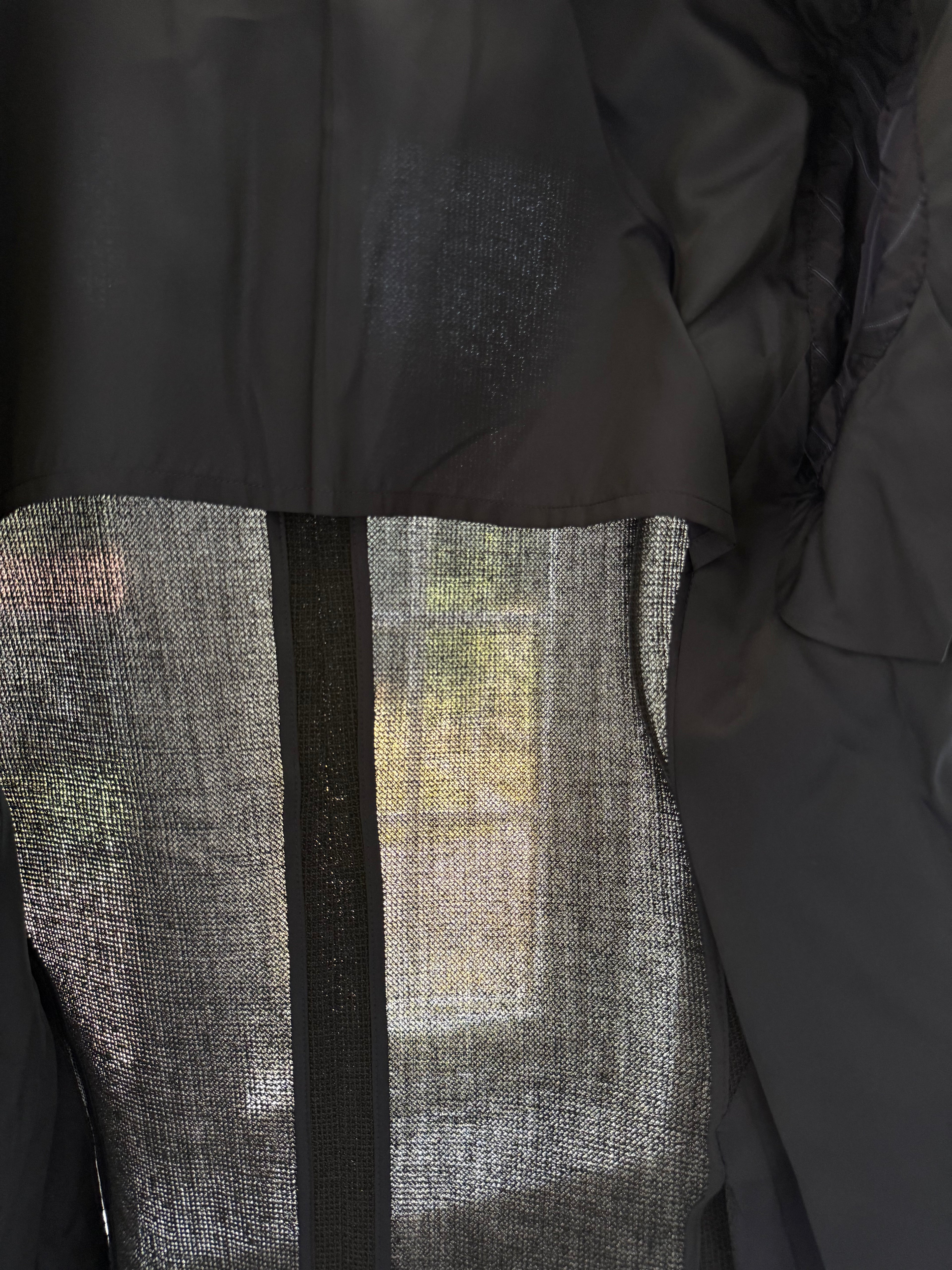 Burberry 1990s 2B Wool Charcoal Black Lightweight Partially Lined Sports Jacket Blazer - Size S
