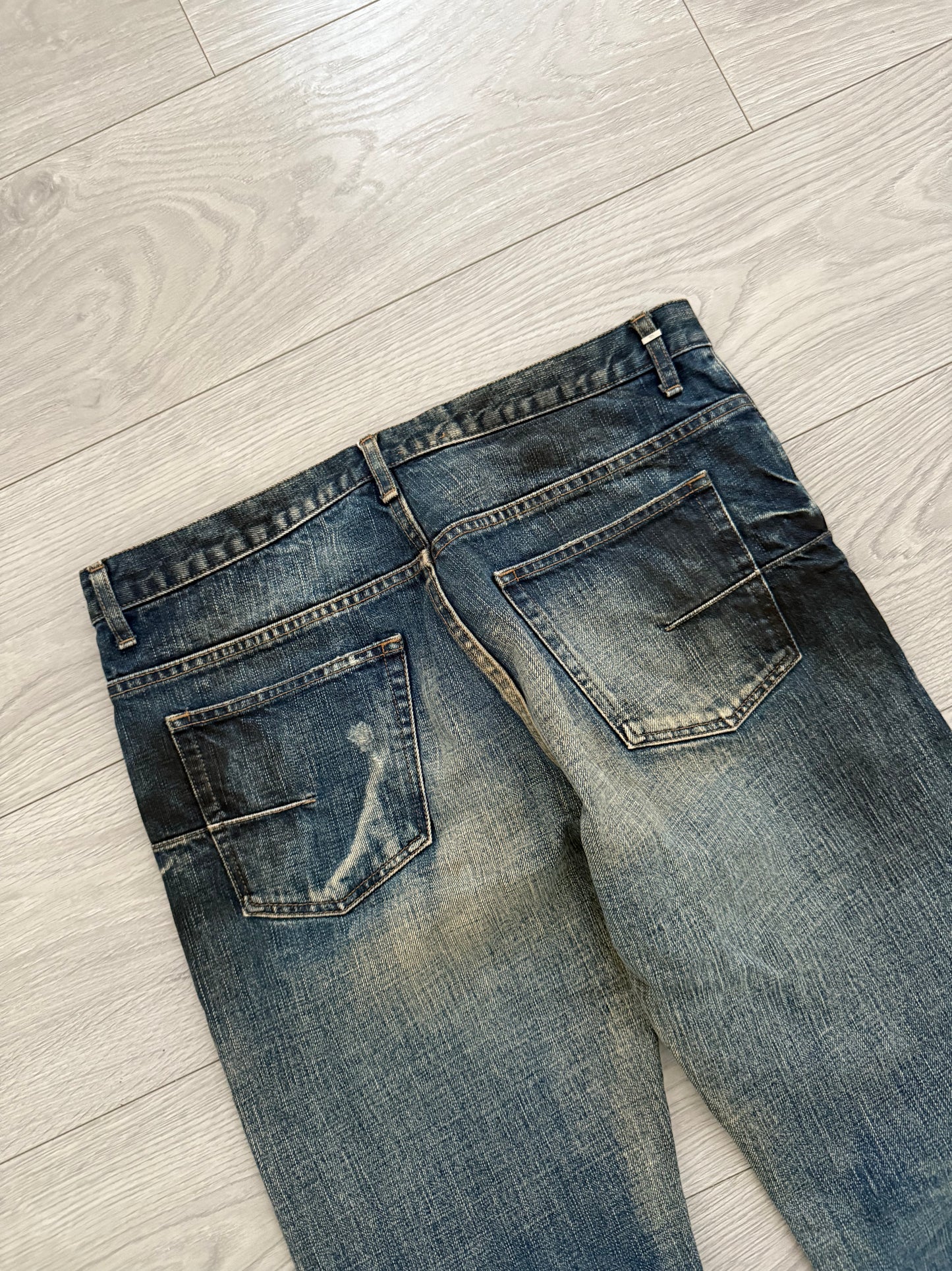 Dior Homme SS2010 'Oil Stained' Denim - Size 32