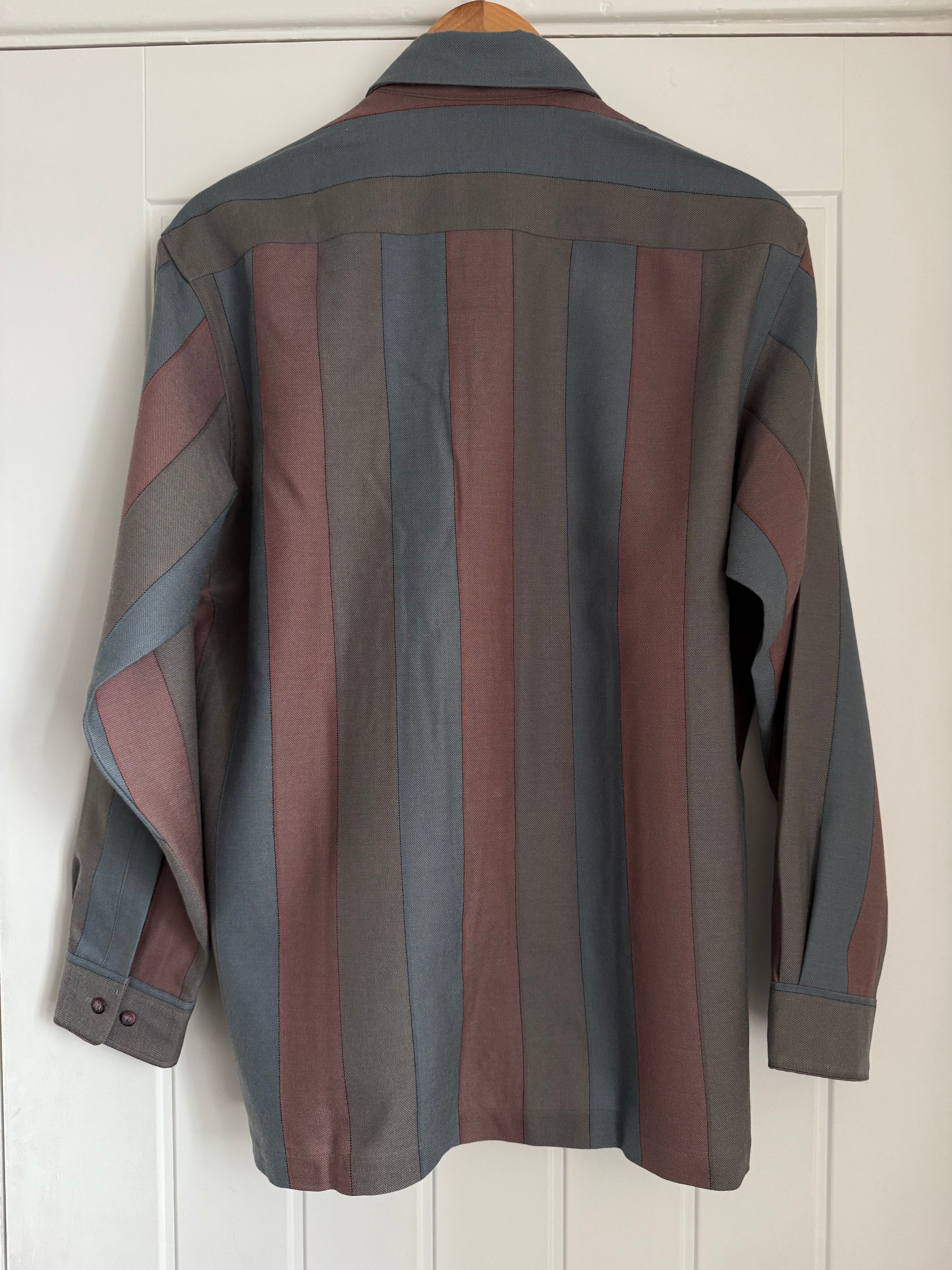 Roi Noble 1980s Wool Shirt - Size M