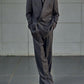 Armani 1990s Double Breasted Pleated Wool Suit - Size L Jacket / 34" Waist