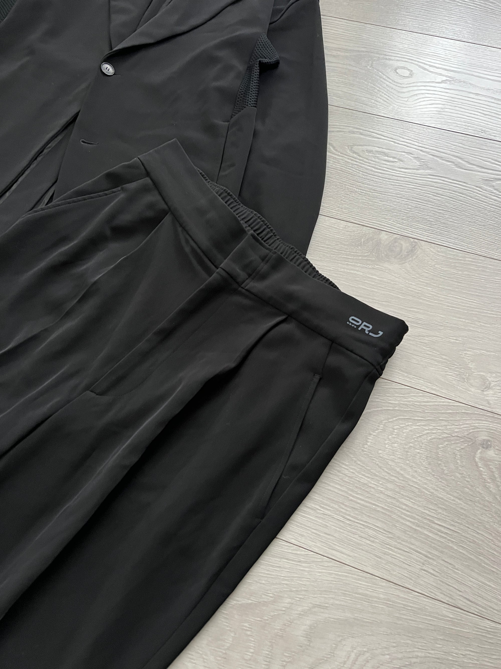 Issey Miyake OJR Tag 1990s Technical Pleated Suit - Size L Jacket / 32" Waist