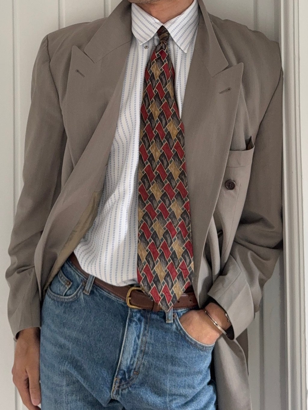 Giorgio Armani 1990s Silk Tie
