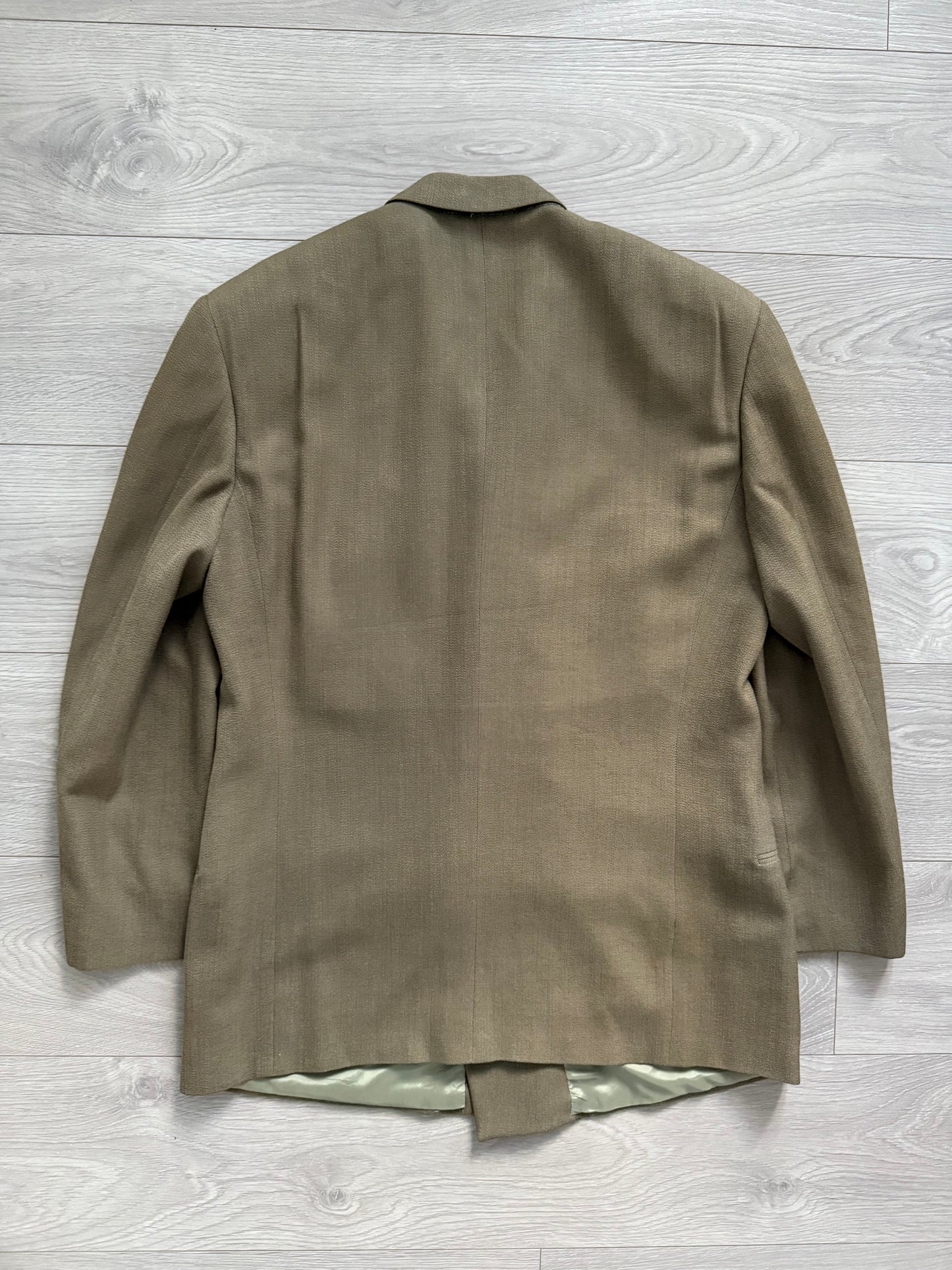 Giorgi Armani 1980s Pleated Double-Breasted Suit - Size L Jacket / 34" Waist