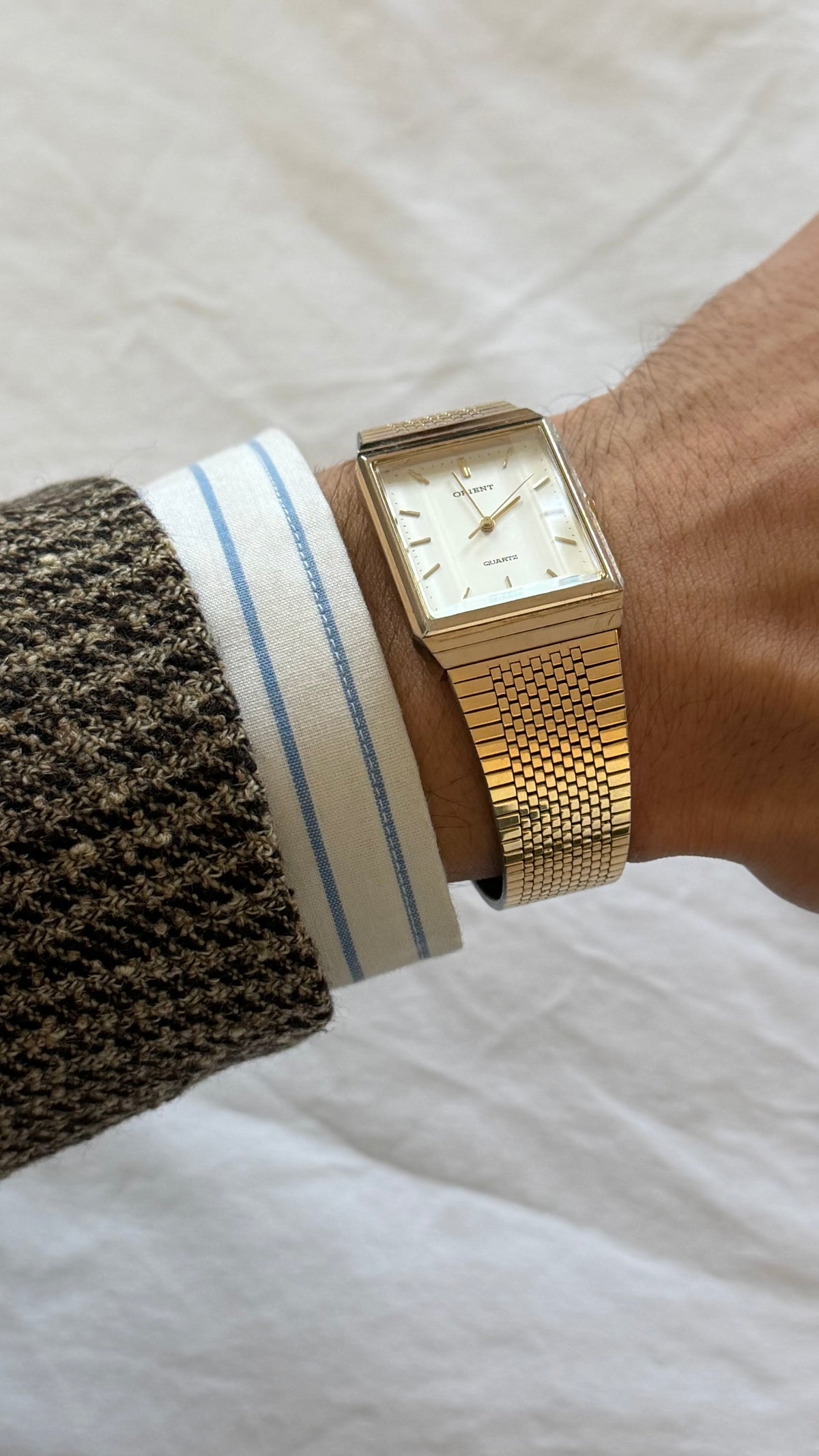 Orient 1990s Mesh Band Watch