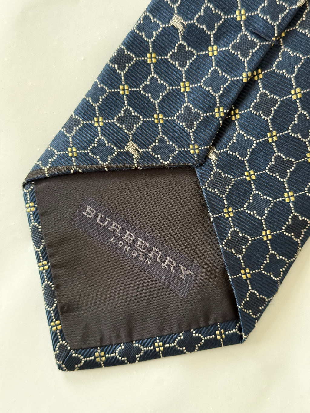 Burberry 1990s Silk Tie