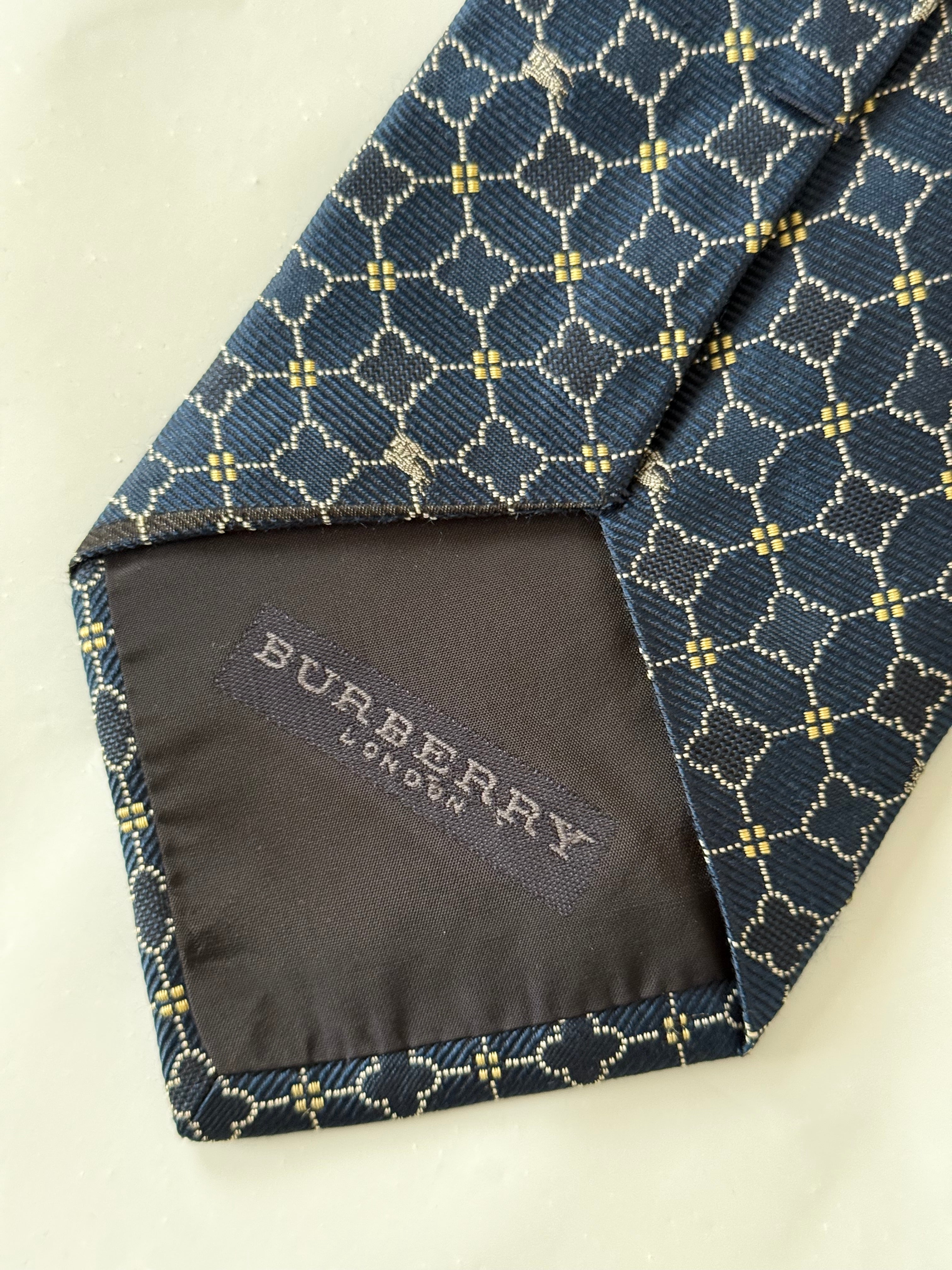 Burberry 1990s Silk Tie