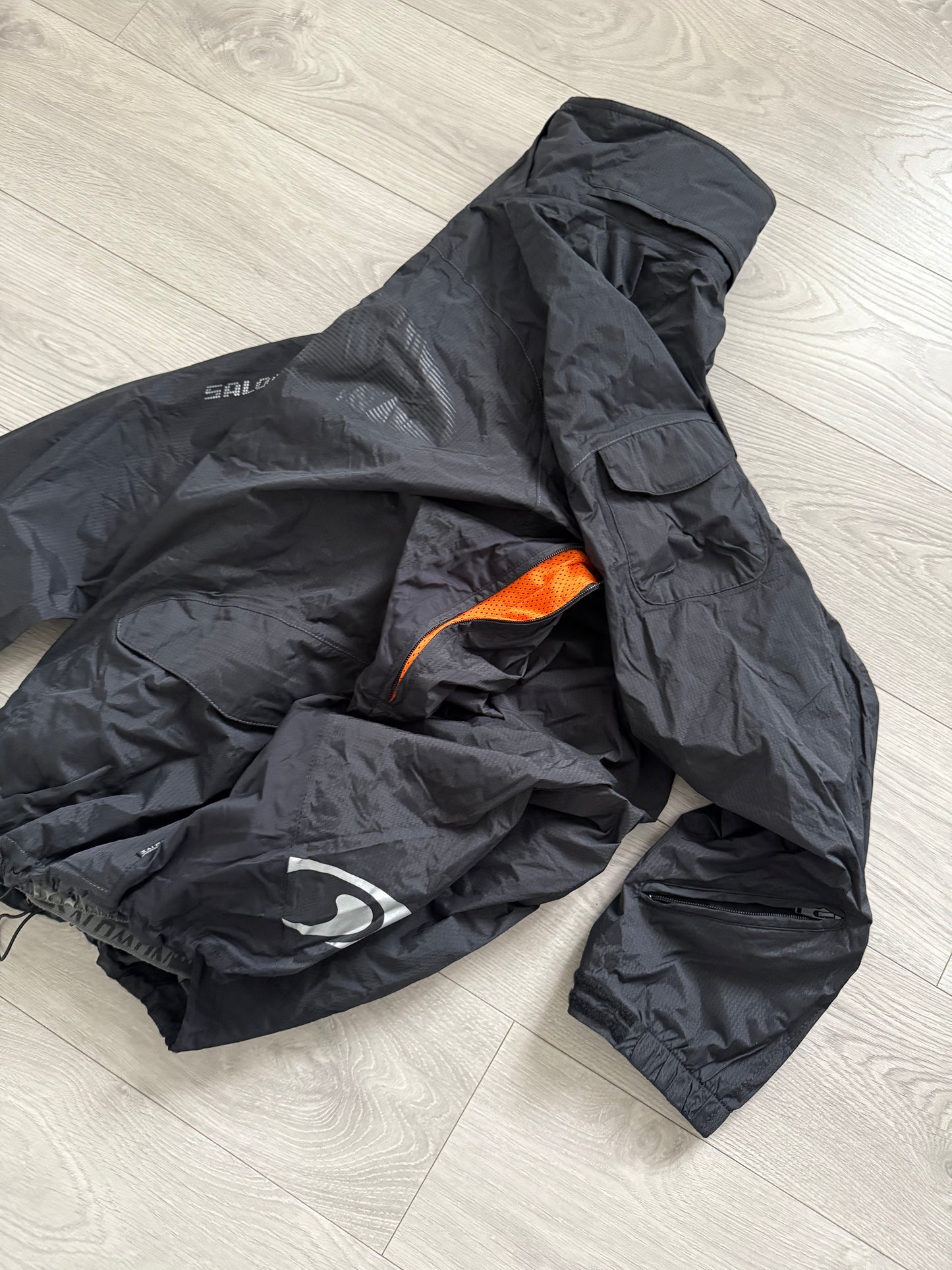 Salomon 2004 Waterproof Fleece Mapped Technical Jacket - Size XL