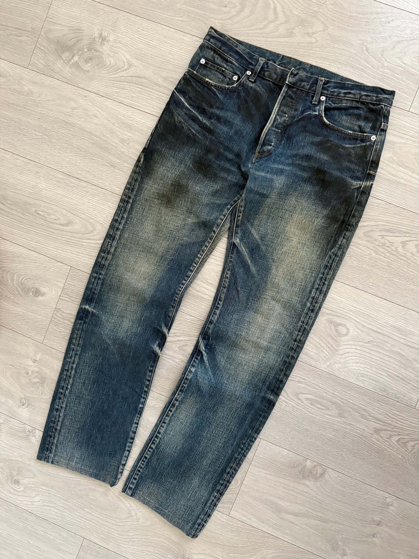 Dior Homme SS2010 'Oil Stained' Denim - Size 32