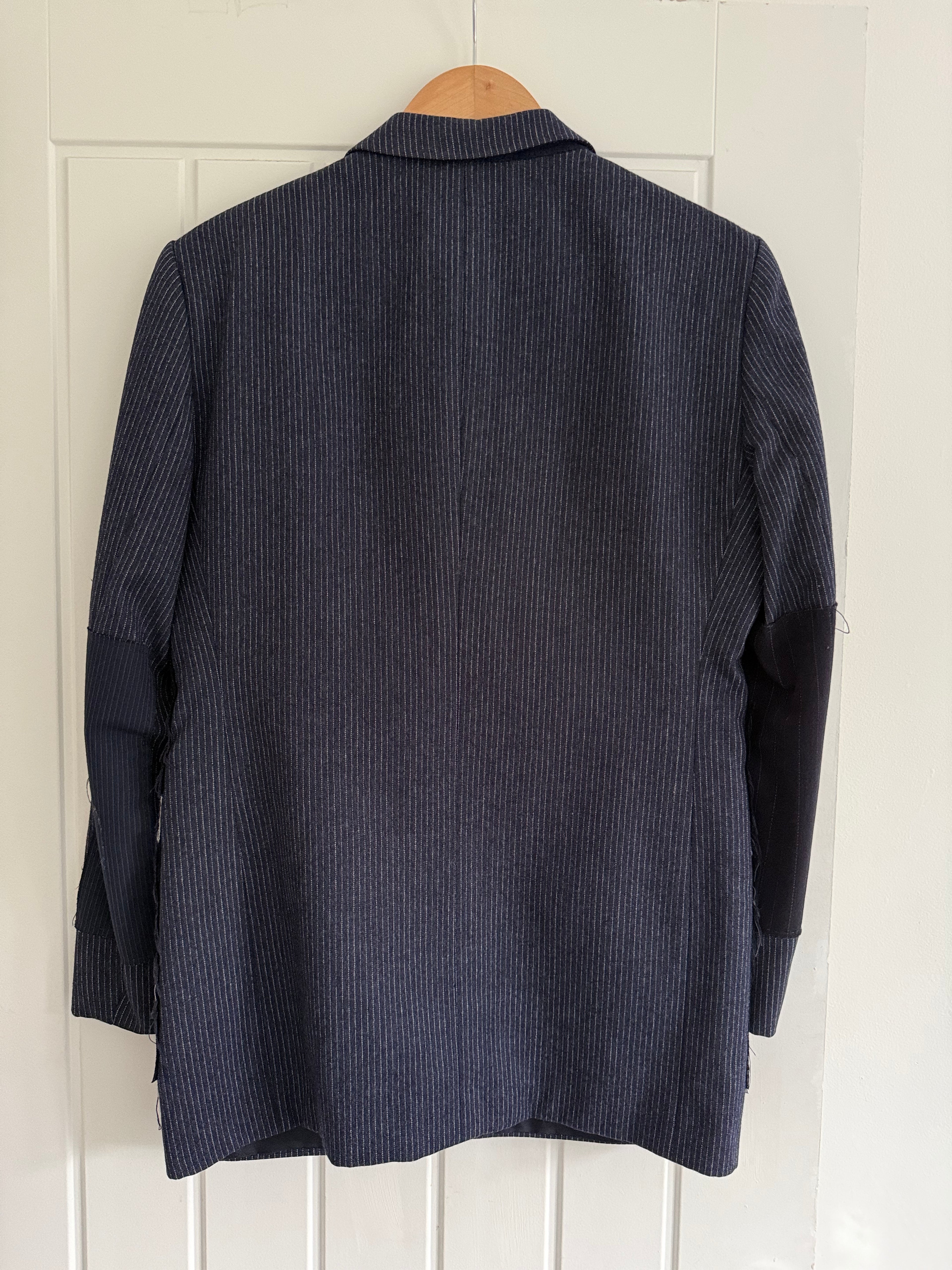 Maison Martin Margiela AW2004 Artisanal Line (0)(10) Reconstructed Patchwork Blazer Jacket - Size M