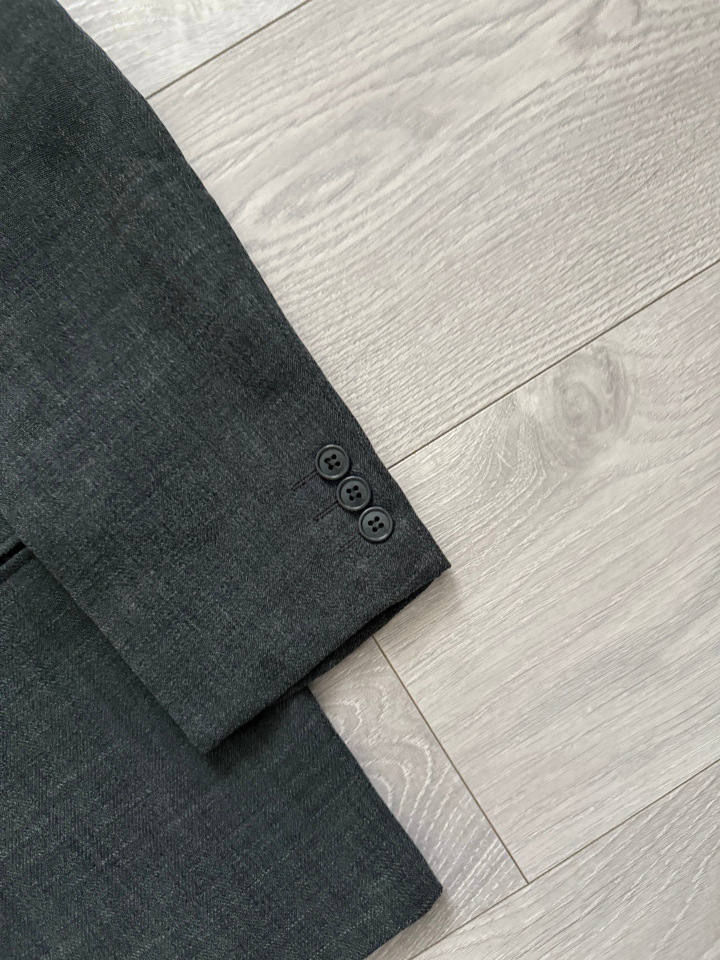 Emporio Armani 1990s Double-Breasted Wool Suit - Size S Jacket / 30" Waist