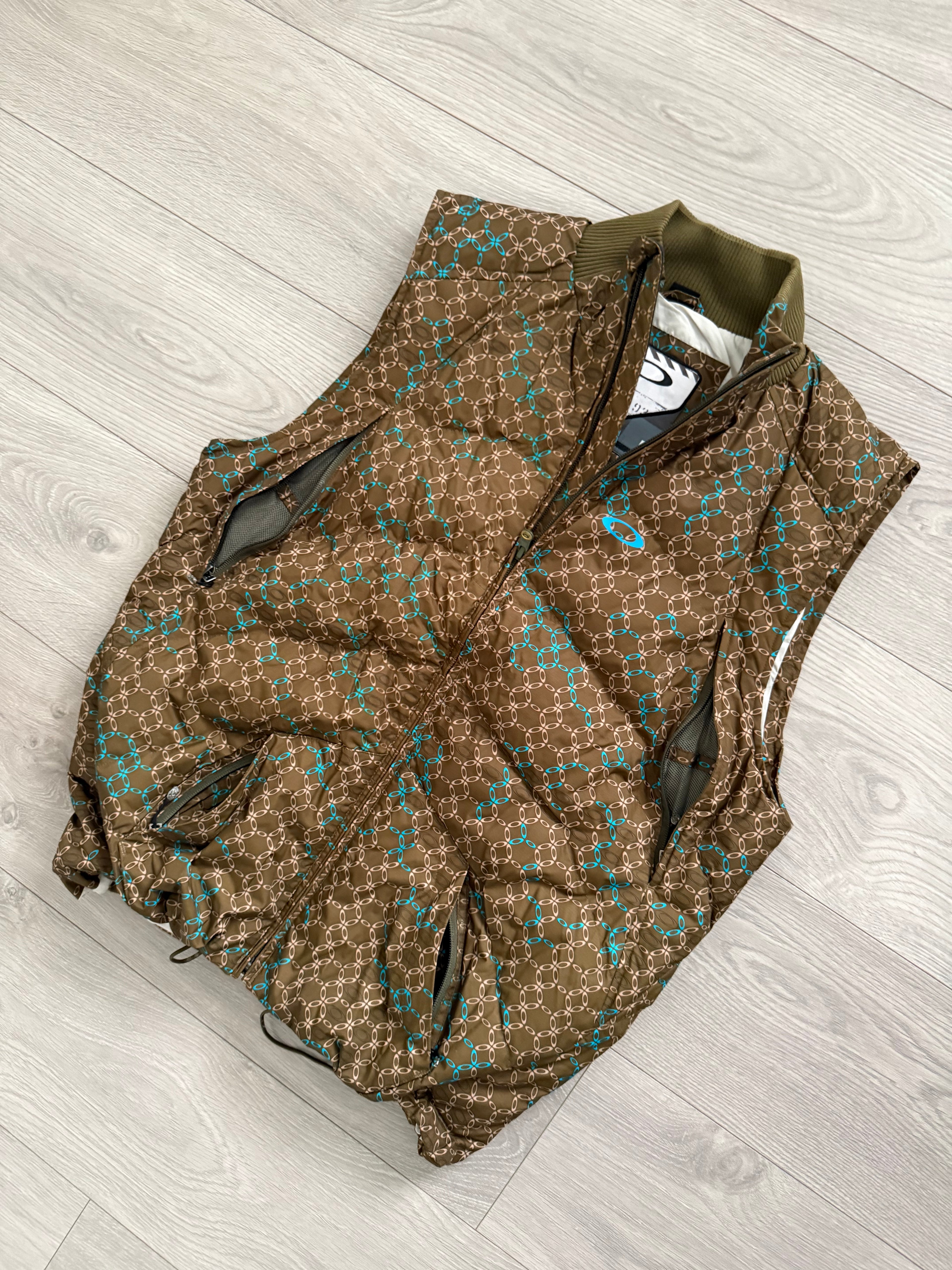 Oakley FW2008 O-Monogram Down Puffer Vest - Size M