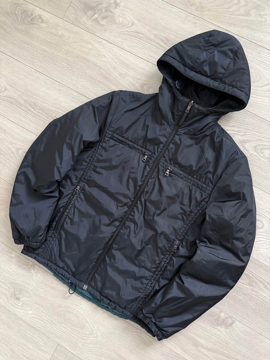 Prada Sport FW2007 Reversible Padded Nylon Jacket - Size M