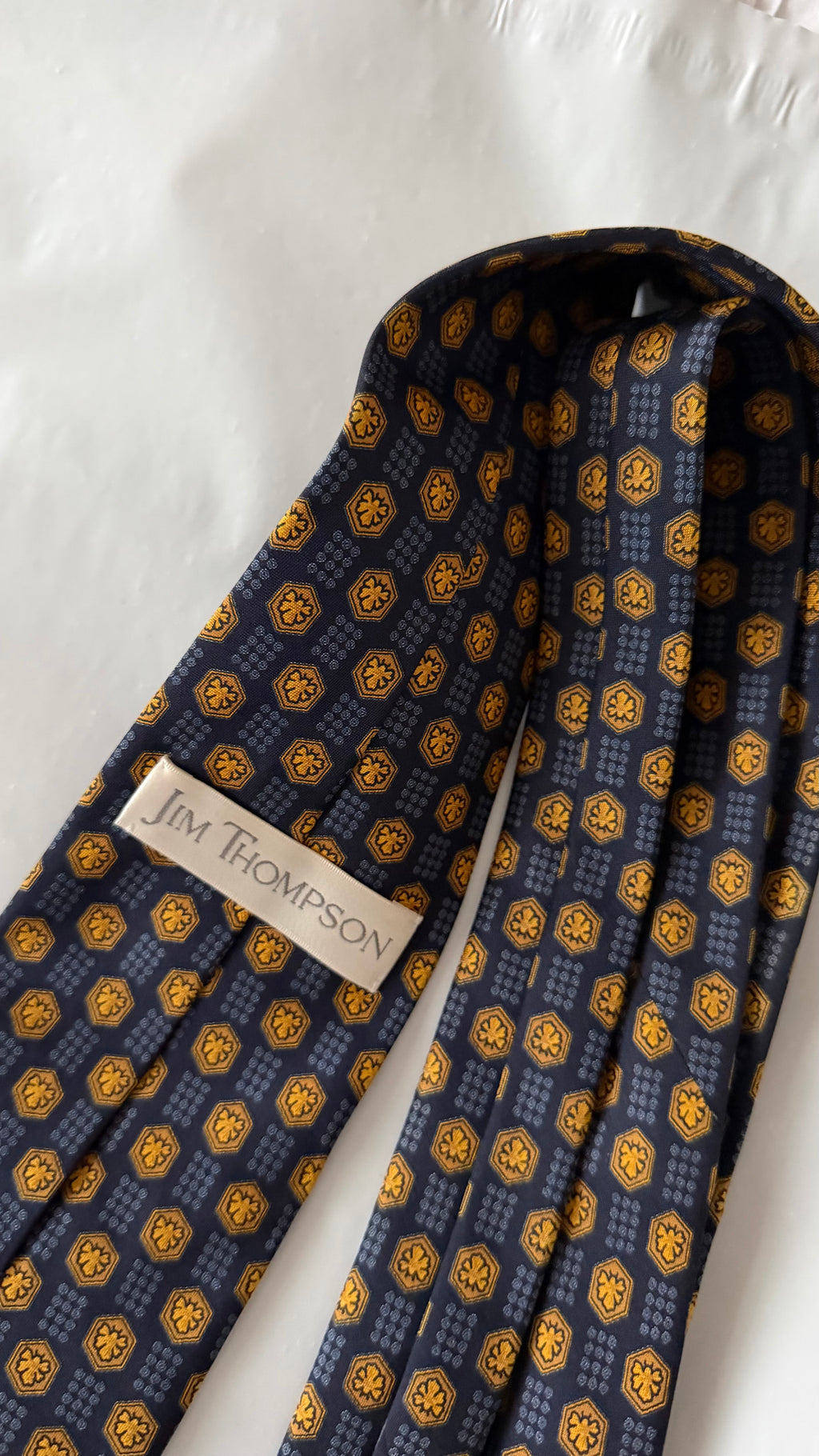 Jim Thompson 1990s Silk Tie